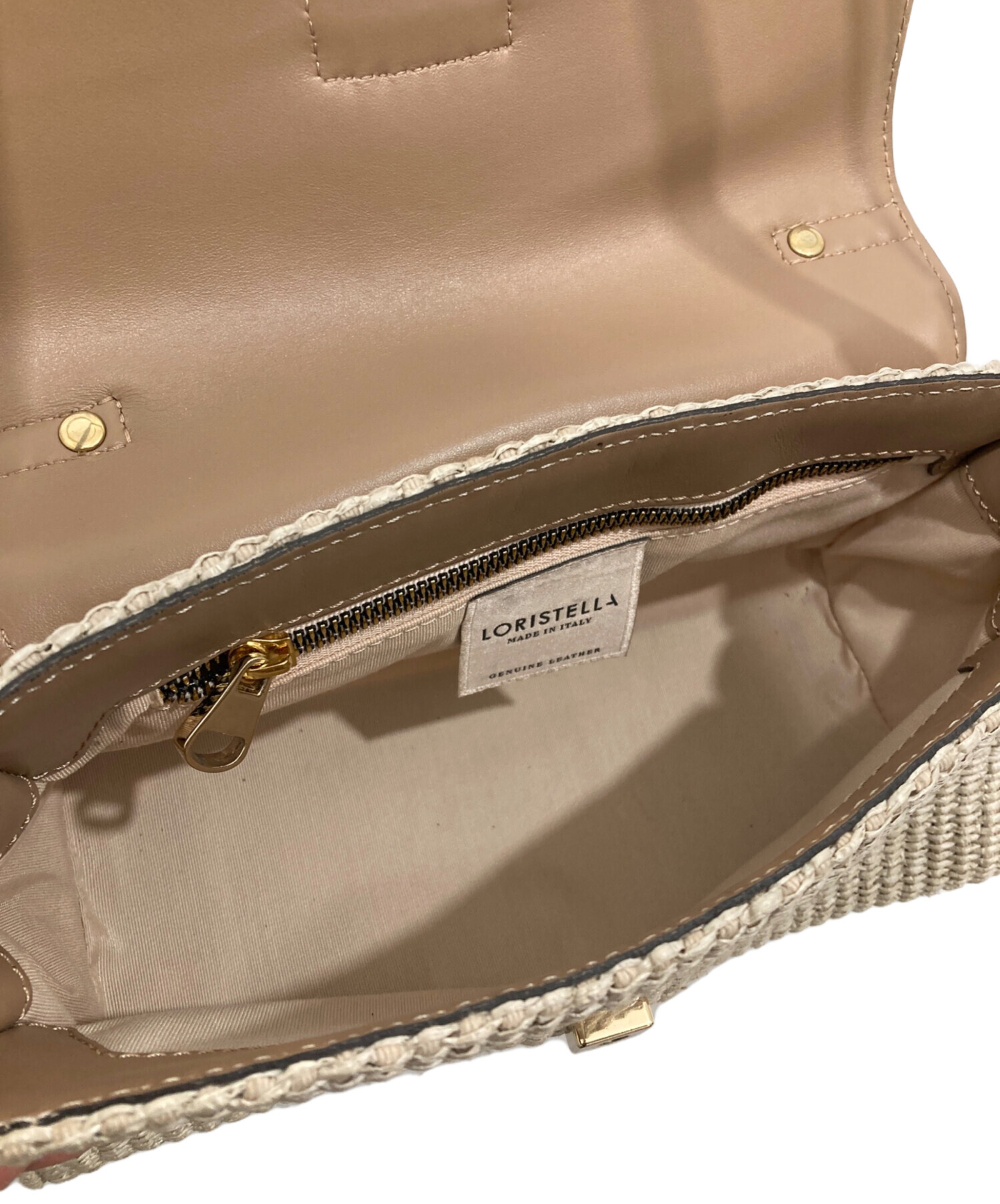 LORISTELLA ロリステッラ ショルダーバッグ  ベージュ 【古着】【中古】【送料無料】 LORISTELLA（ロリステッラ） ショルダーバッグ バッグ 「LORISTELLA