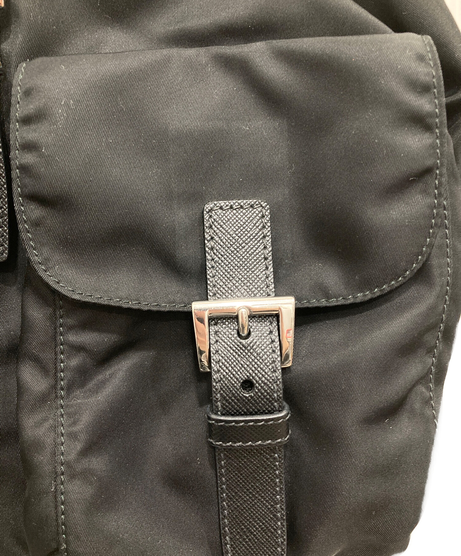 中古・古着通販】PRADA (プラダ) VELA/ナイロンリュック ブラック