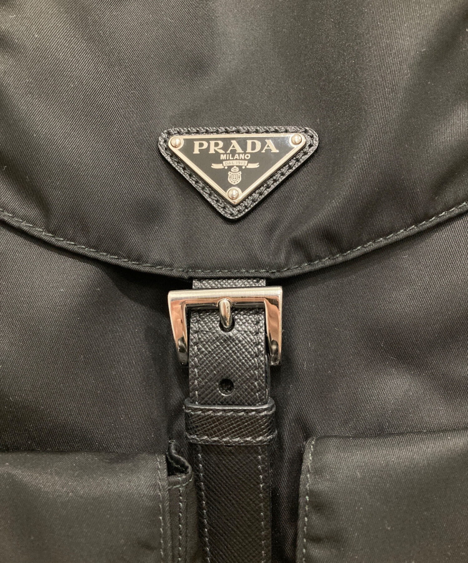 中古・古着通販】PRADA (プラダ) VELA/ナイロンリュック ブラック