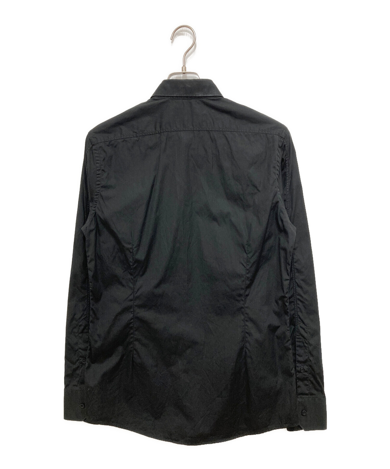 中古・古着通販】GUCCI (グッチ) ドレスシャツ ブラック サイズ:39