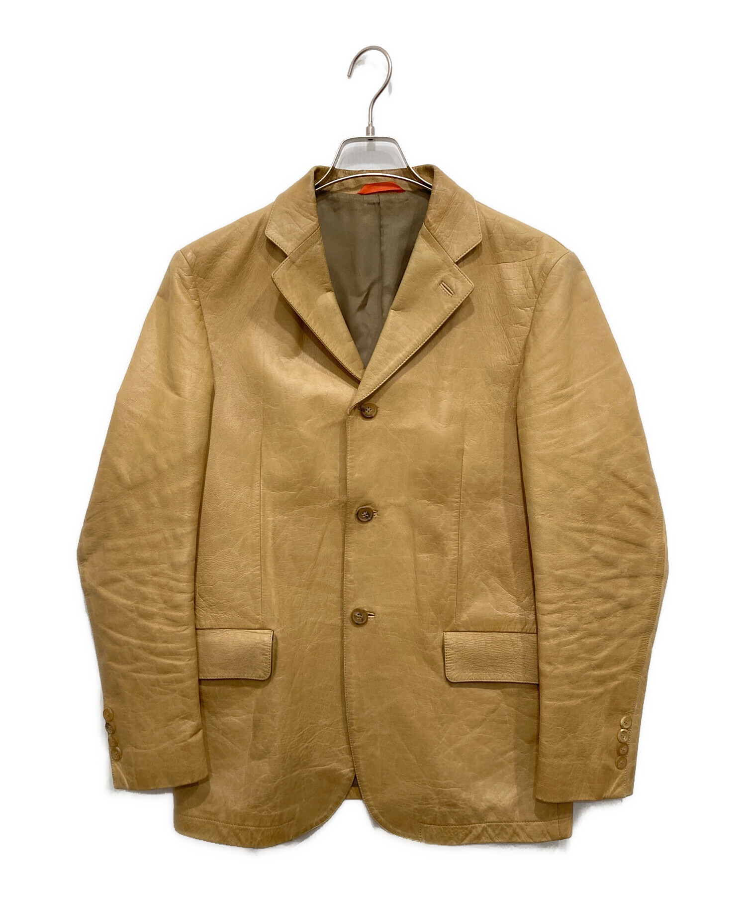 メーカー公式 古着 paul smith ポールスミス 茶系 テーラード