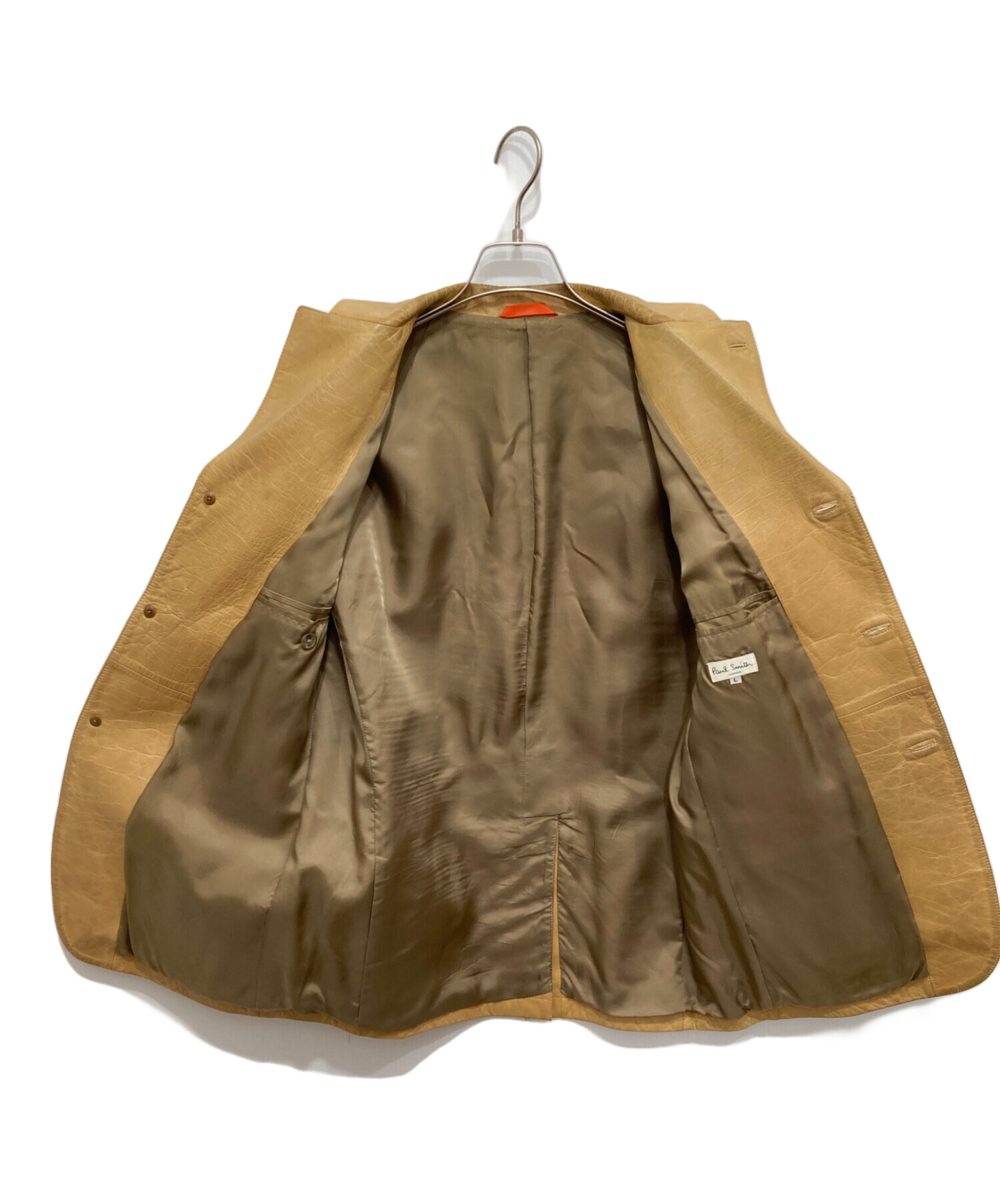 中古・古着通販】PAUL SMITH (ポールスミス) ラムレザー3Bテーラード
