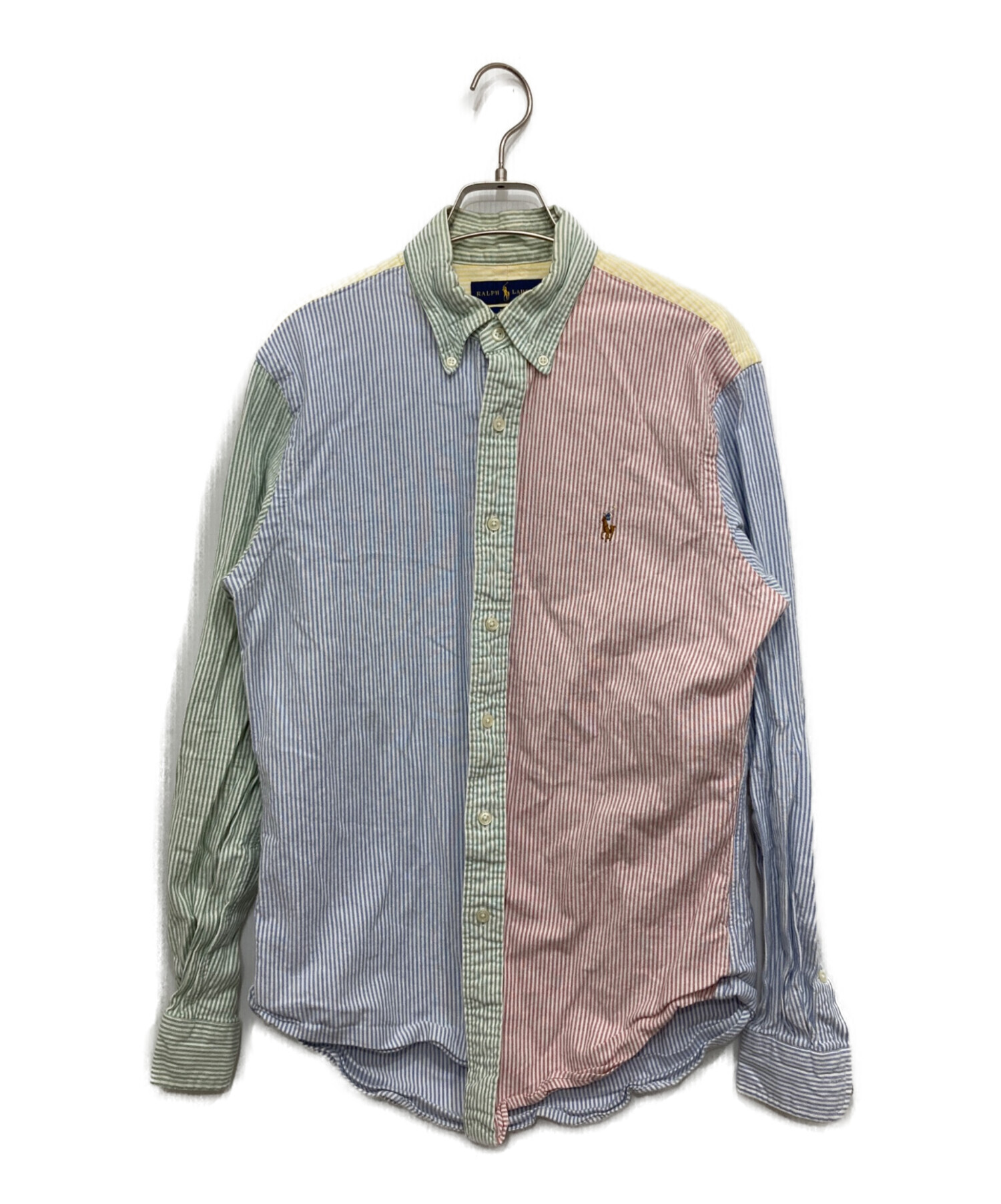 ポロラルフローレン　マルチカラーストライプ　ドレスシャツ 中古・古着通販】RALPH LAUREN (ラルフローレン) ストライプシャツ