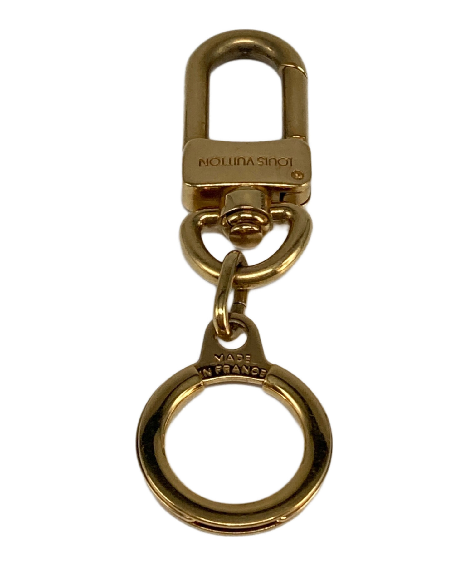 LOUIS VUITTON ゴールド キーリング 中古・古着通販】LOUIS VUITTON (ルイ ヴィトン) キーリング ゴールド
