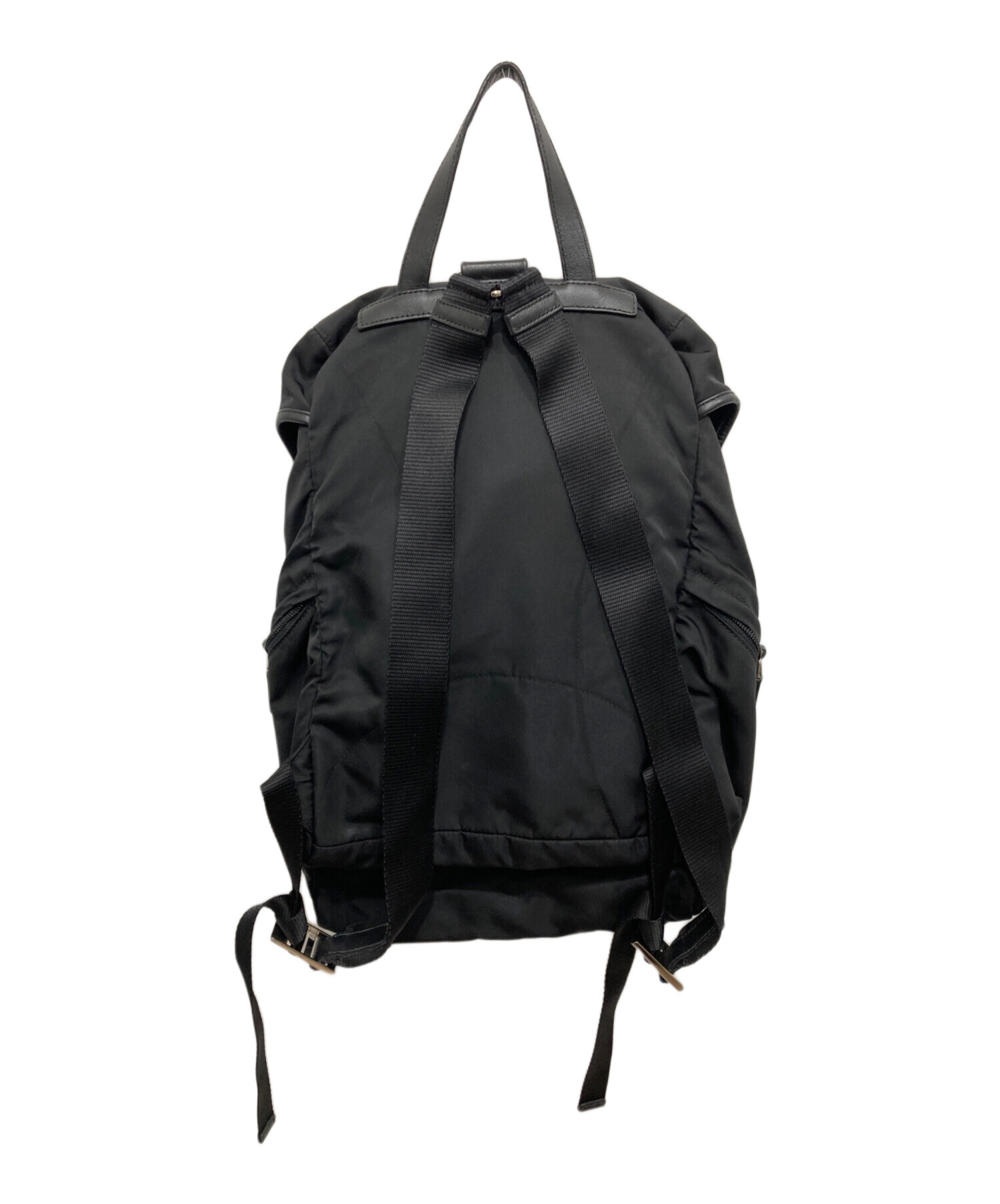 美品　PRADA ブラック バックパック 中古・古着通販】PRADA (プラダ) バックパック ブラック｜ブランド