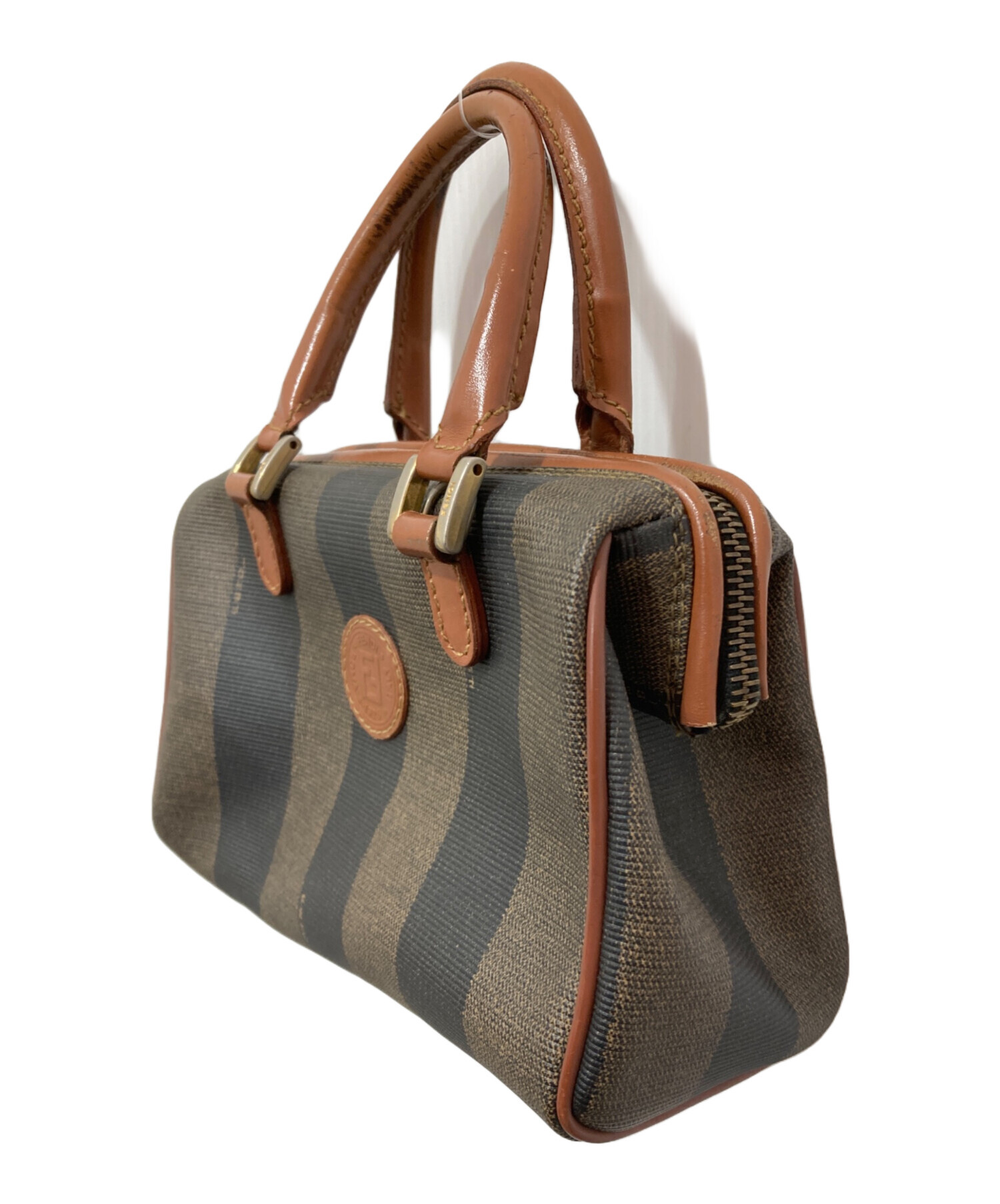 中古・古着通販】FENDI (フェンディ) ミニボストンバッグ ブラウン