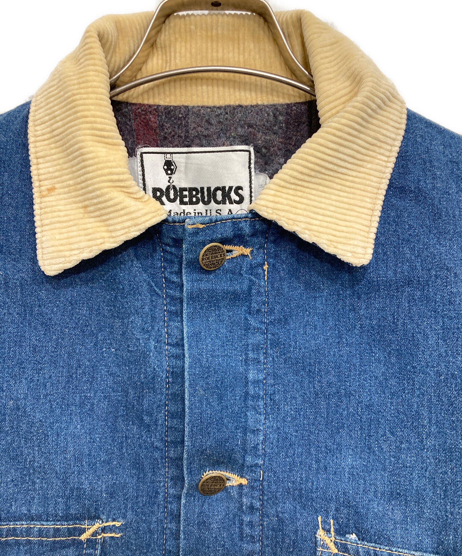 中古・古着通販】ROEBUCKS (ローバックス) 90's裏ブランケット