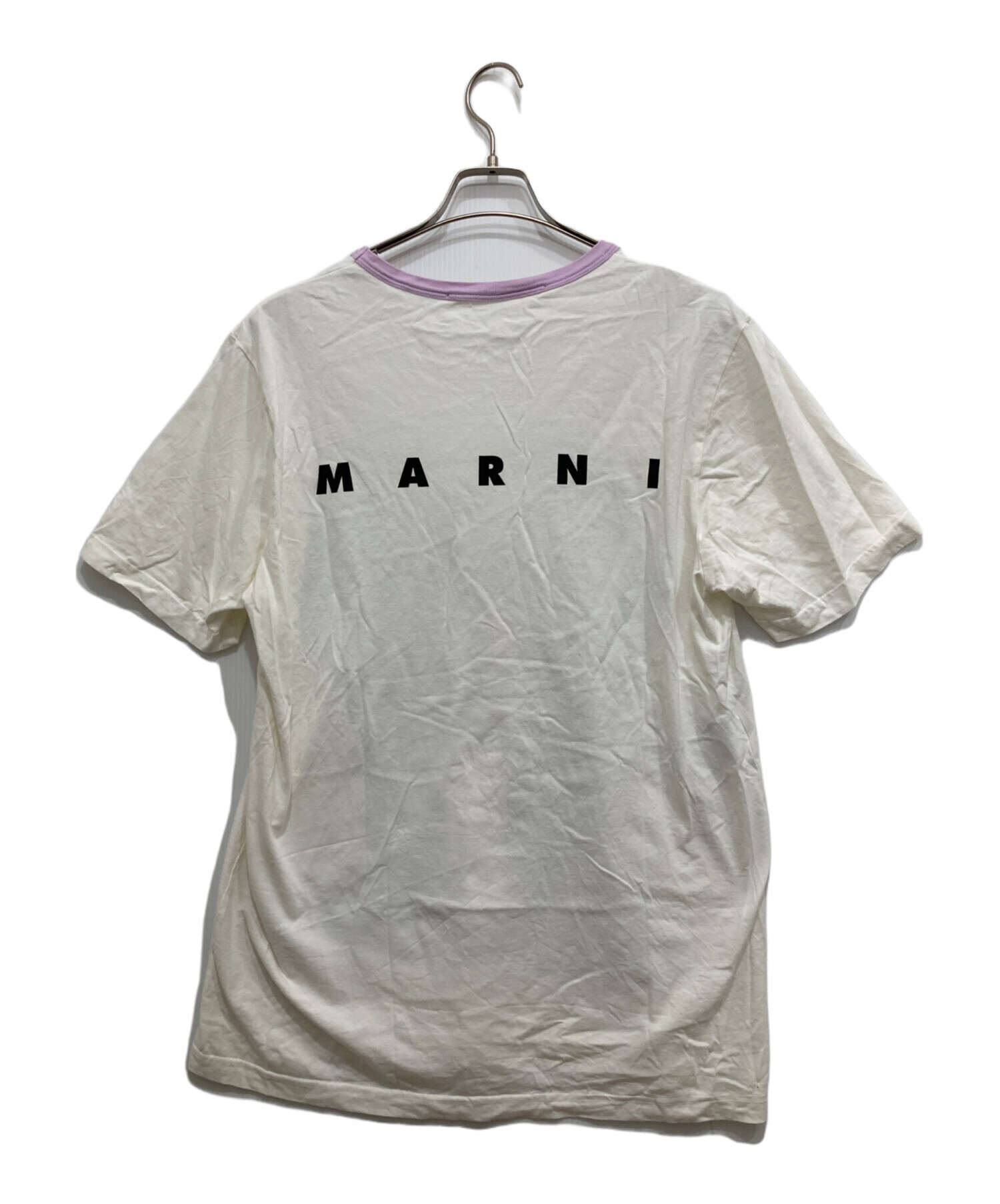 MARNI マルニ Tシャツ・カットソー S 白 【古着】【中古】【送料無料】 MARNI - MARNI マルニ Tシャツ・カットソー XS 白 【古着】【中古