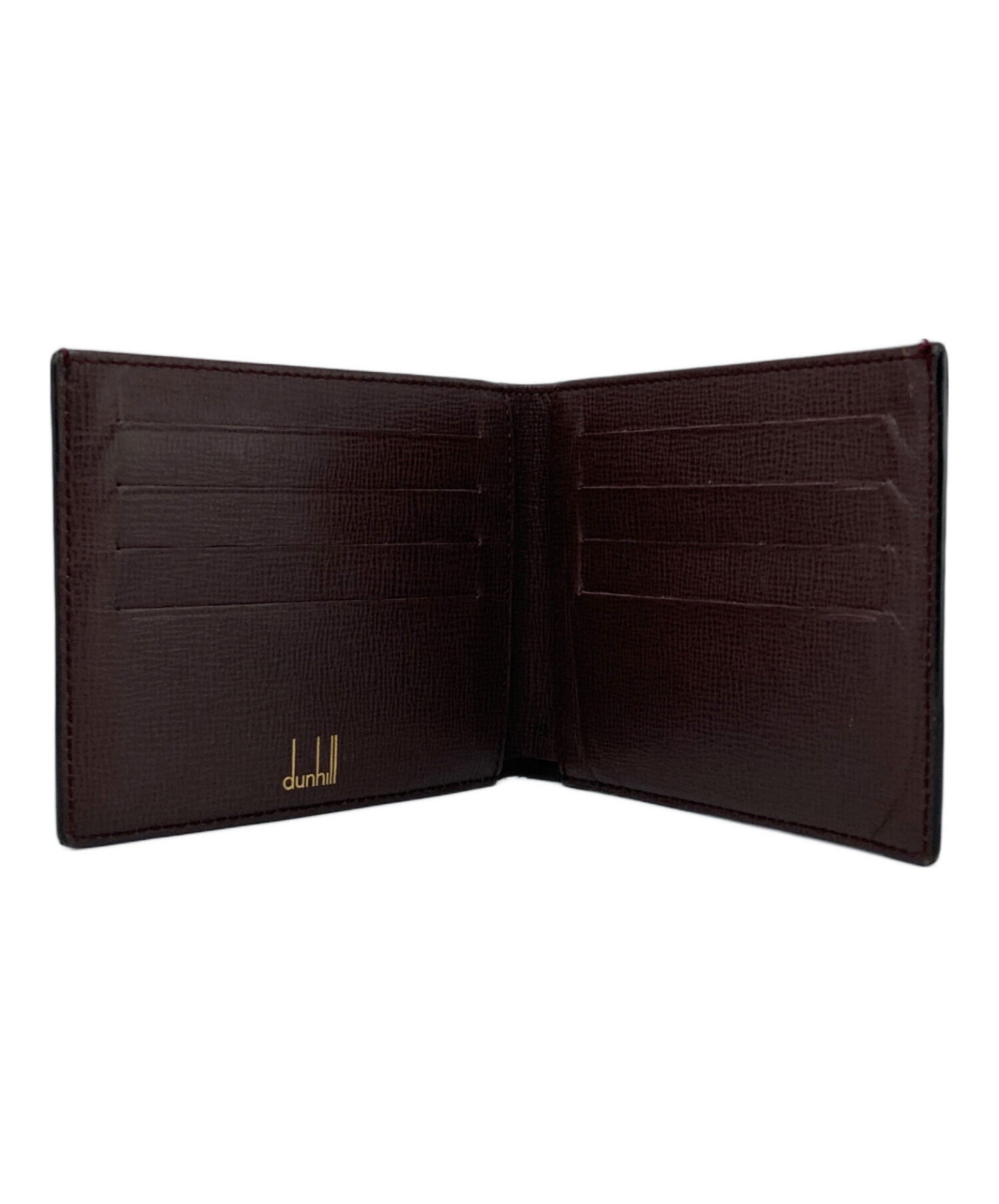 財布 中古 中古・古着通販】dunhill (ダンヒル) 2つ折り財布 ブラック｜ブランド