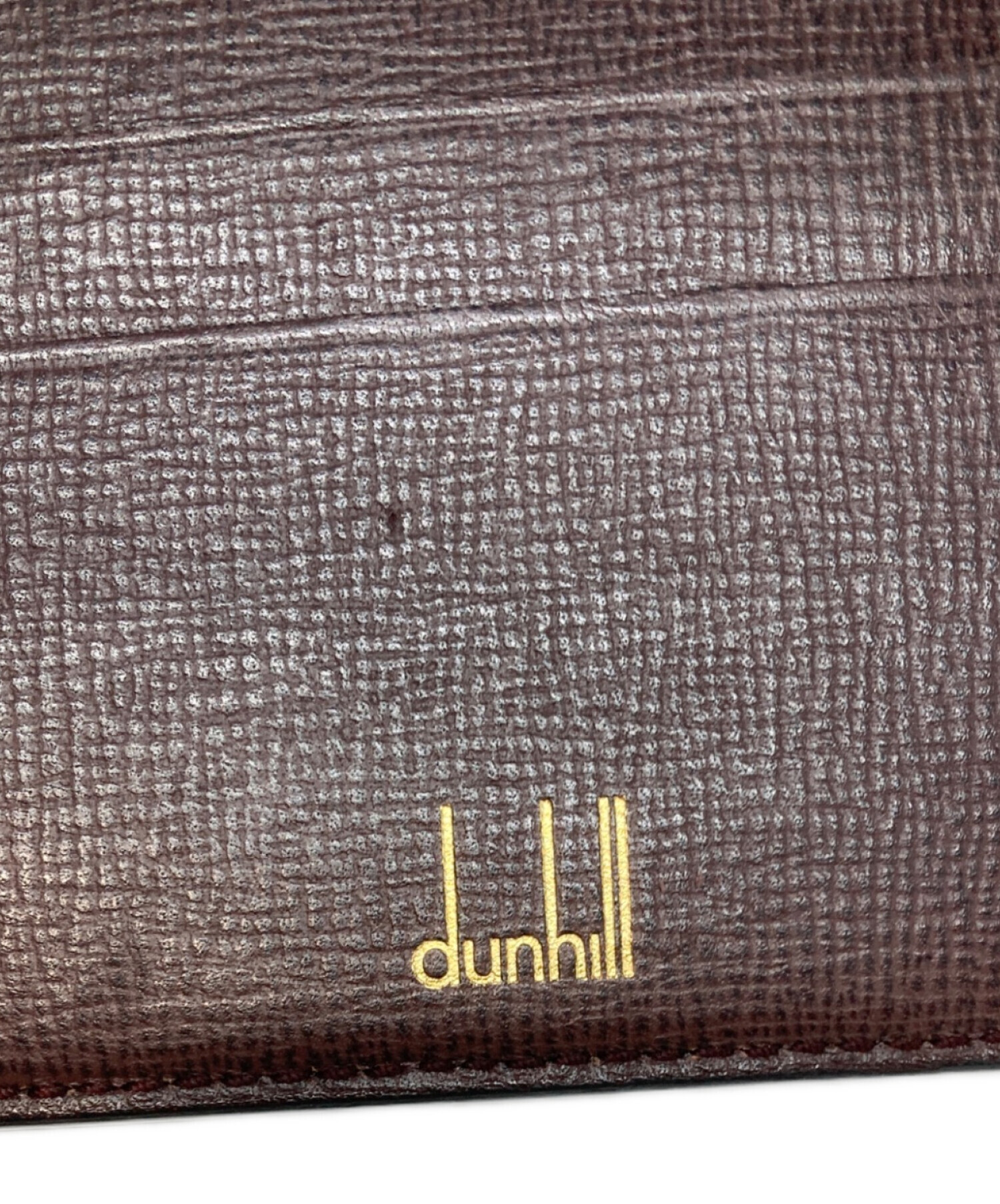 I360　dunhill(ダンヒル)レザー 2つ折り 札入れ 財布 ブラウン 茶色 メンズ レディース 中古 used ブランド dunhill  いいね！ 中古・古着通販】dunhill (ダンヒル) 2つ折り財布 ブラック｜ブランド