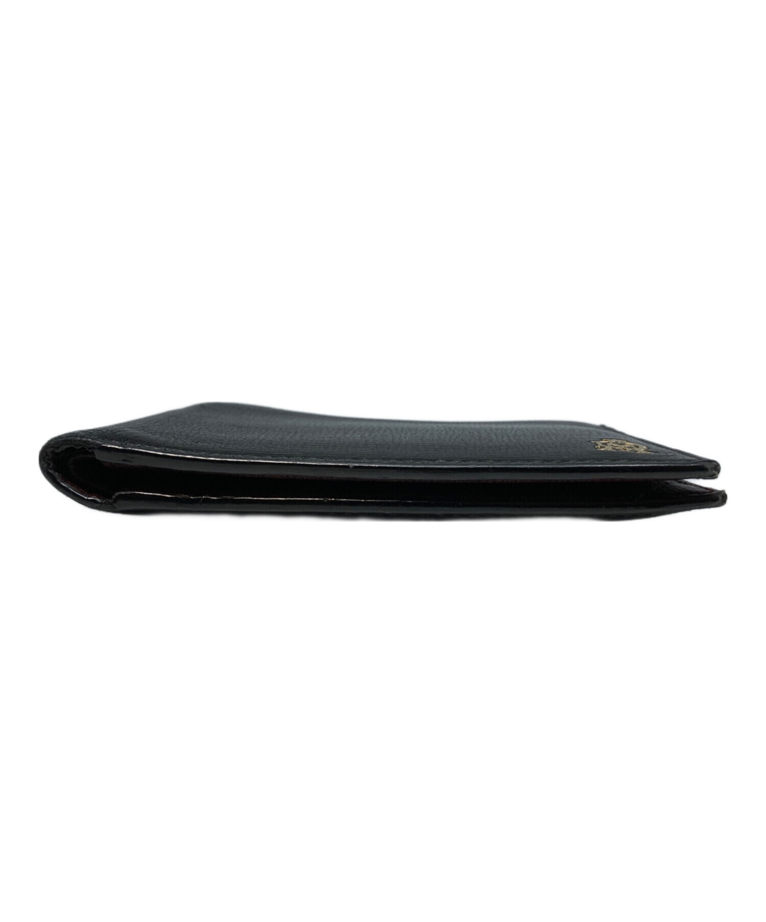 財布 中古 中古・古着通販】dunhill (ダンヒル) 2つ折り財布 ブラック｜ブランド