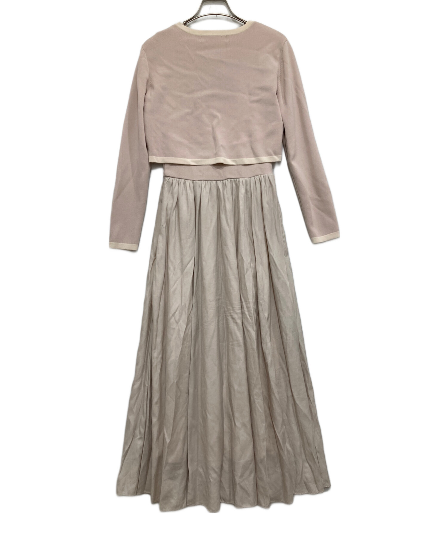 中古・古着通販】HER LIP TO (ハーリップトゥ) Bicolor Knit Dress Set 
