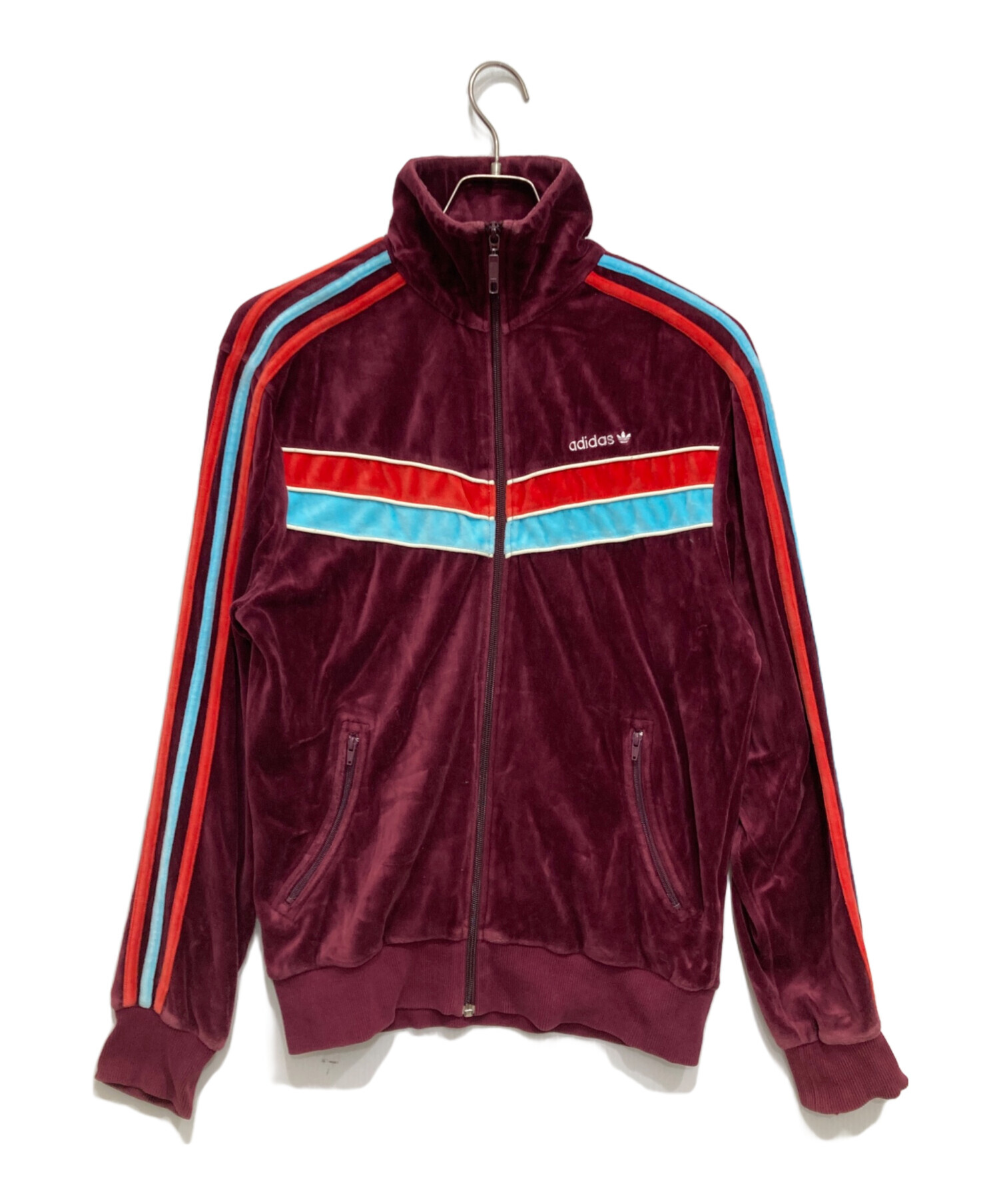 れ*子様 【値下げ不可】 ベロアトラックジャケット　2XS 中古・古着通販】adidas (アディダス) ベロアトラックジャケット