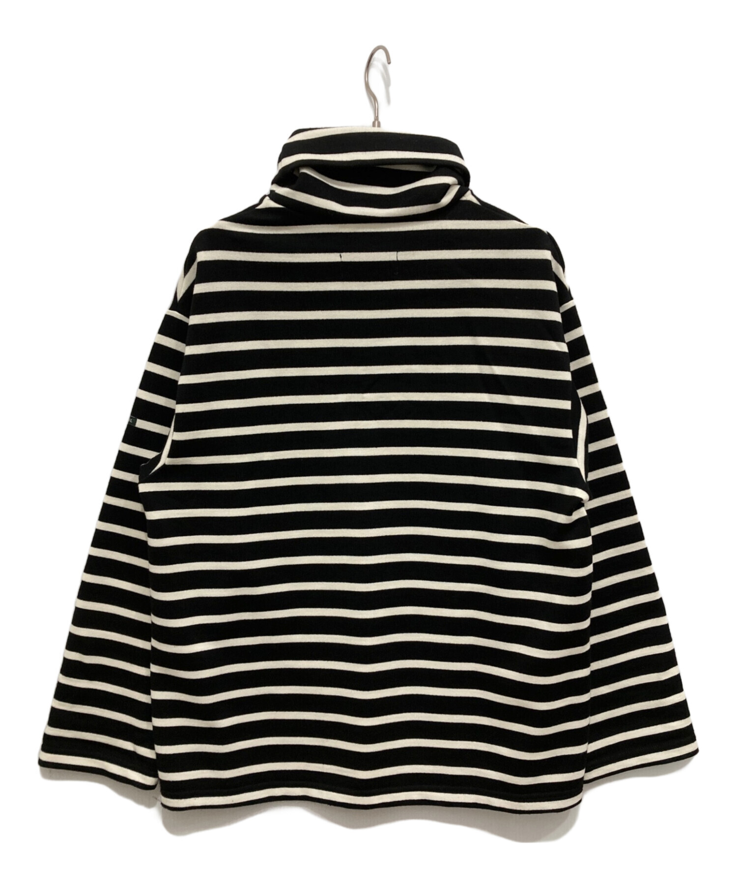outil （ウティ）バスクシャツ　長袖カットソー　ブラック 中古・古着通販】OUTIL (ウティ) タートルネックバスクシャツ ブラック