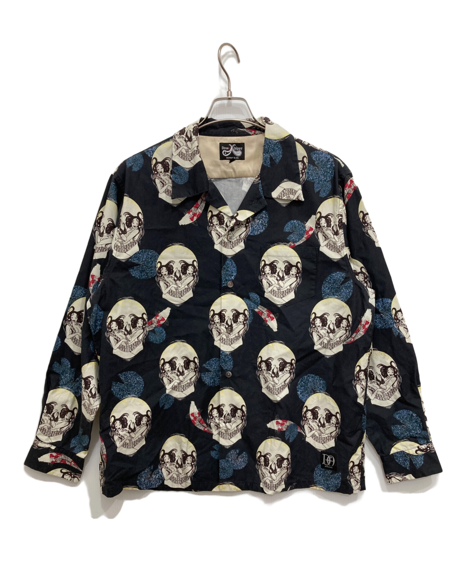 中古・古着通販】DRESS HIPPY (ドレスヒッピー) FACE TWO SKULL L/S