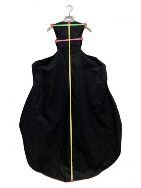 中古・古着通販】ENFOLD (エンフォルド) STOOL JUMPER-SKIRT ブラック 