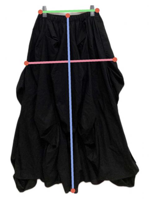 中古・古着通販】ENFOLD (エンフォルド) スカート ブラック サイズ