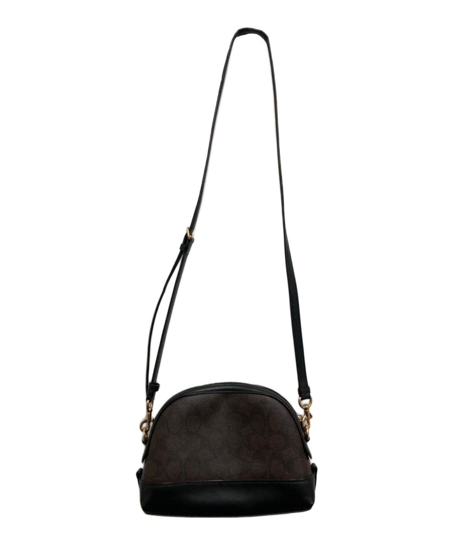 COACH シグネチャー ドーム型 ハンドバッグ