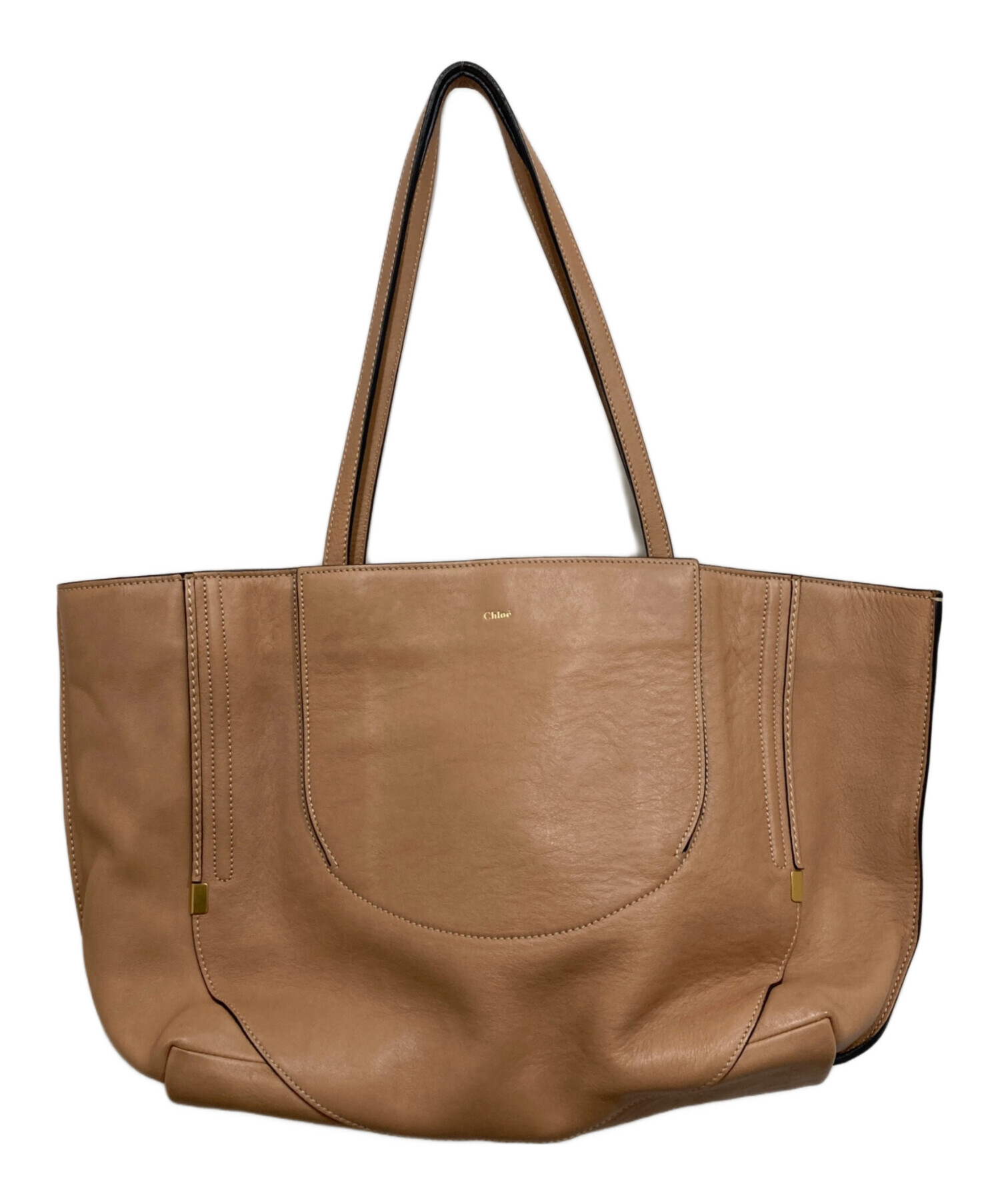 中古・古着通販】Chloe (クロエ) トートバッグ ベージュ｜ブランド 