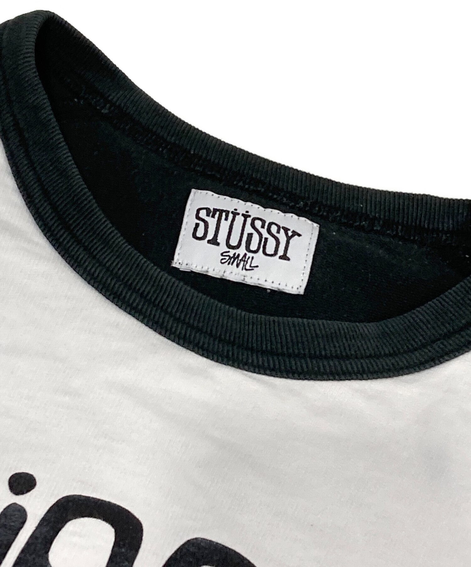 中古・古着通販】stussy (ステューシー) ラグランカットソー ホワイト
