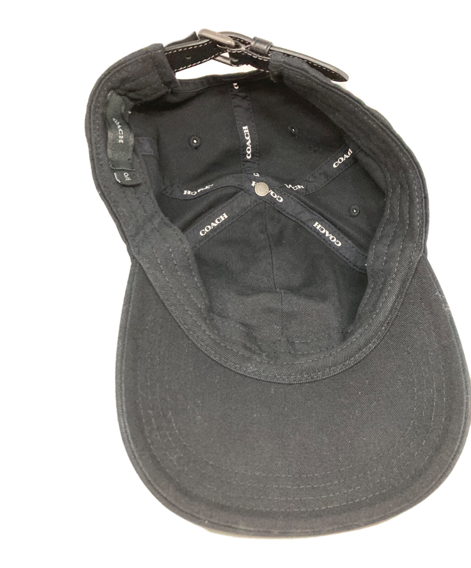 中古・古着通販】COACH (コーチ) キャップ ブラック｜ブランド・古着