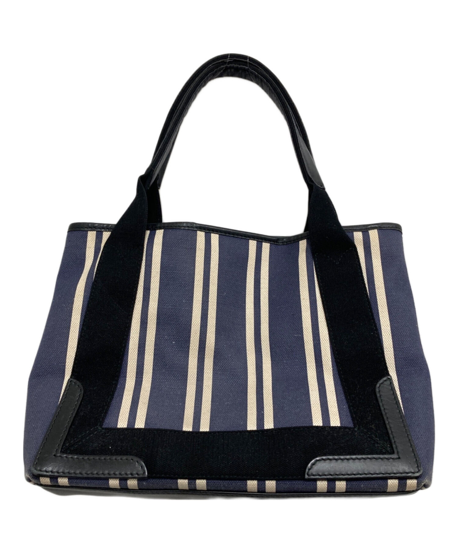 中古・古着通販】BALENCIAGA (バレンシアガ) NAVY CABAS S/キャンバス