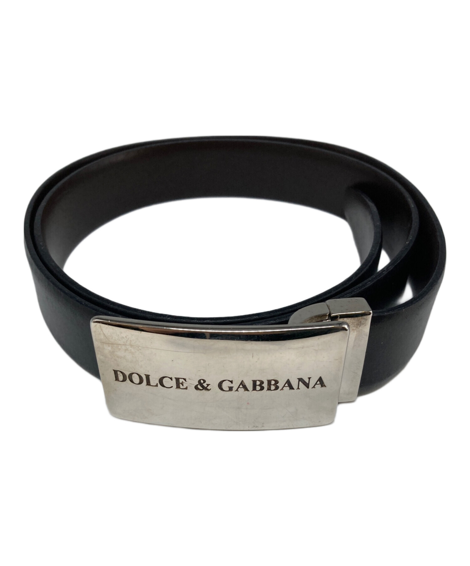 ドルチェ＆ガッパーナ　アンティーク　バックルベルト　革 ドルチェ&ガッバーナ/ドルチェアンドガッバーナDOLCE&GABBANA/ドルガバ