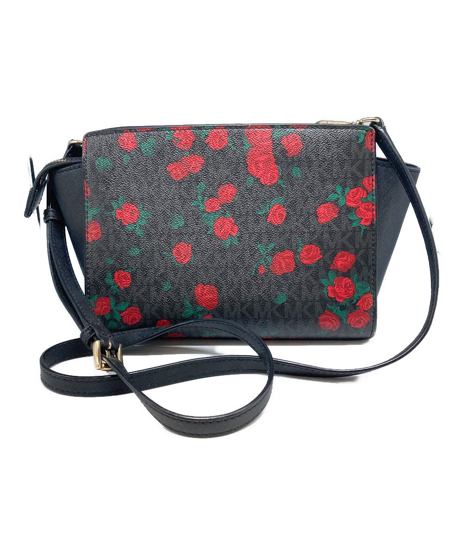 中古・古着通販】MICHAEL KORS (マイケル・コース) 薔薇柄ショルダー