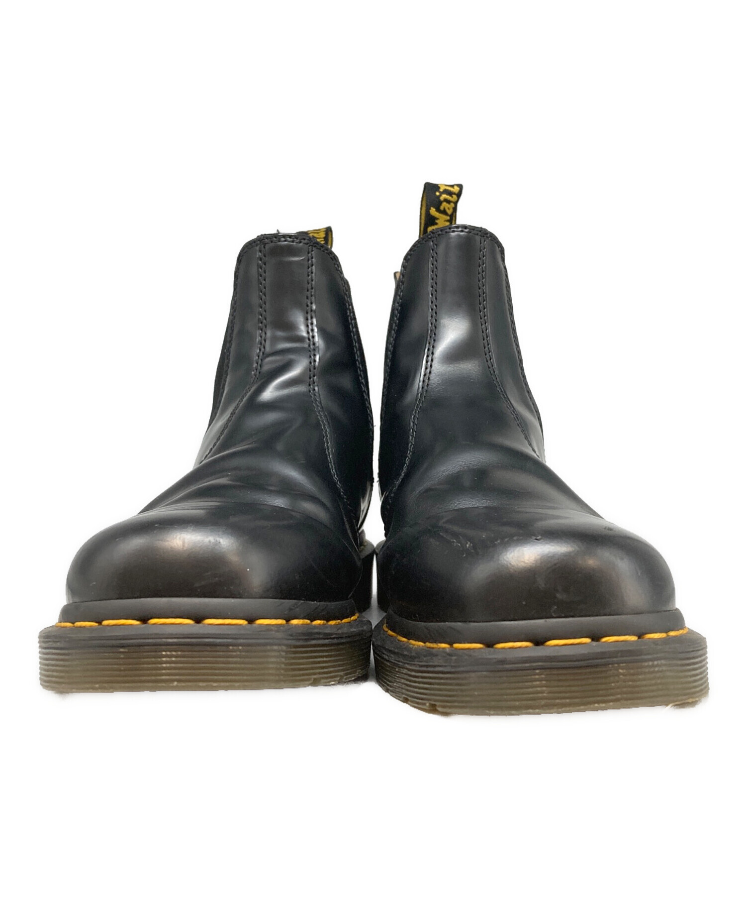 ドクターマーチン チェルシーブーツ ブラック UK7 中古・古着通販】Dr.Martens (ドクターマーチン) チェルシーブーツ