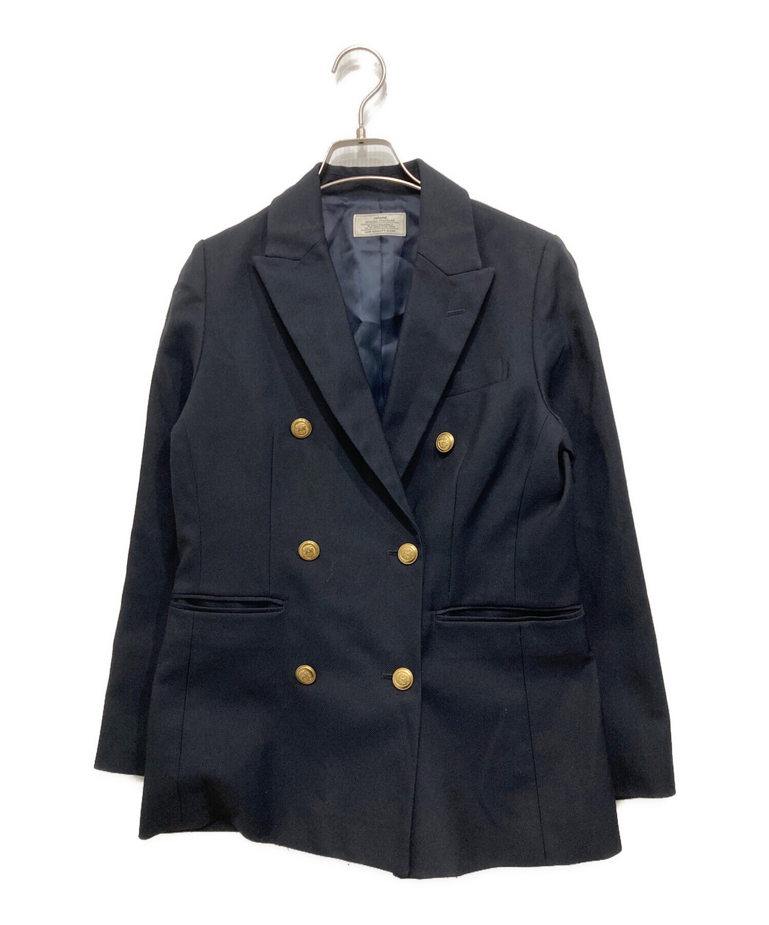 ジャーナルスタンダード　レリューム T/Wギャバネイビーブレザー　36 中古・古着通販】JOURNAL STANDARD relume (ジャーナルスタンダード