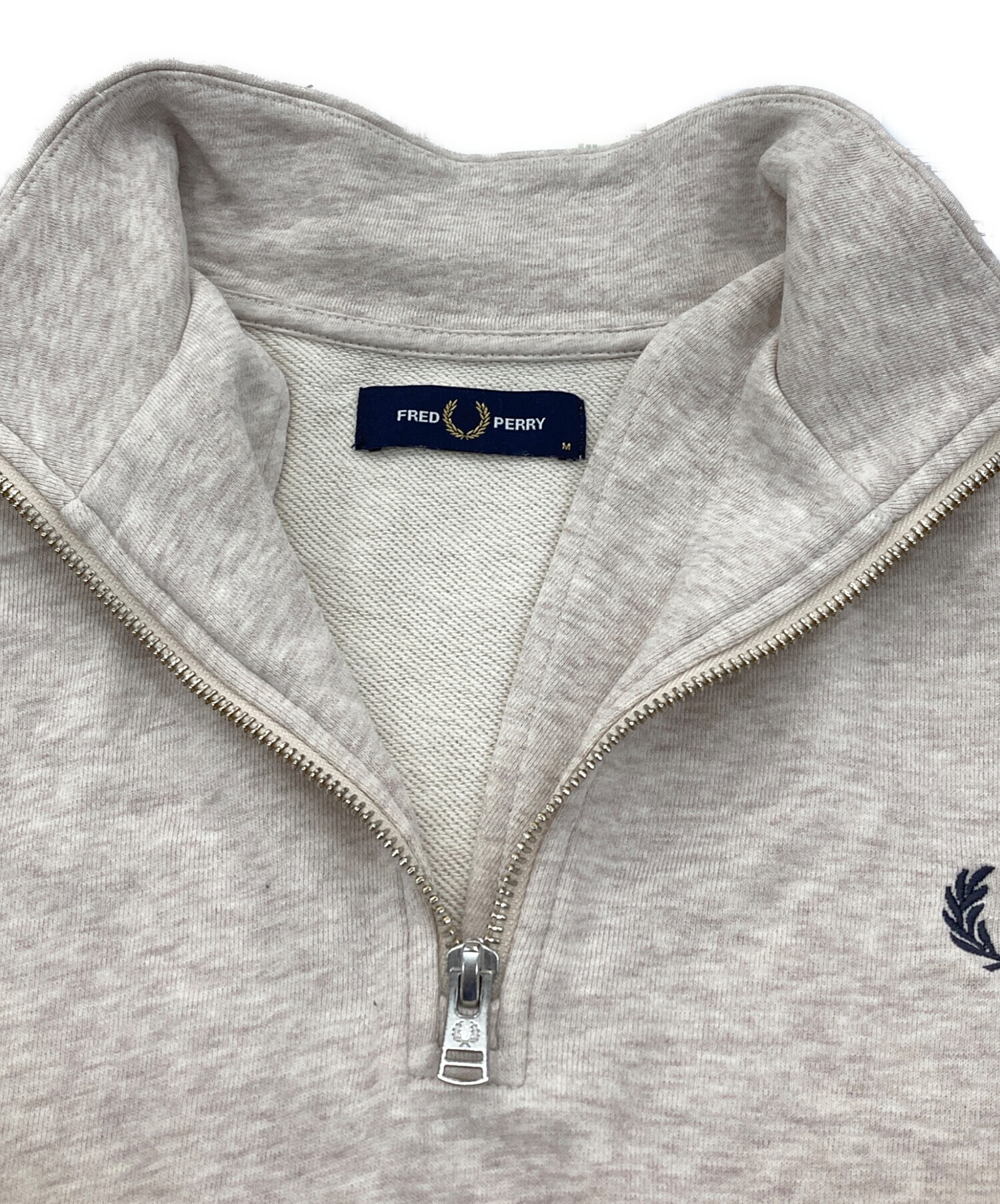 中古・古着通販】FRED PERRY (フレッドペリー) ハーフジップスウェット 