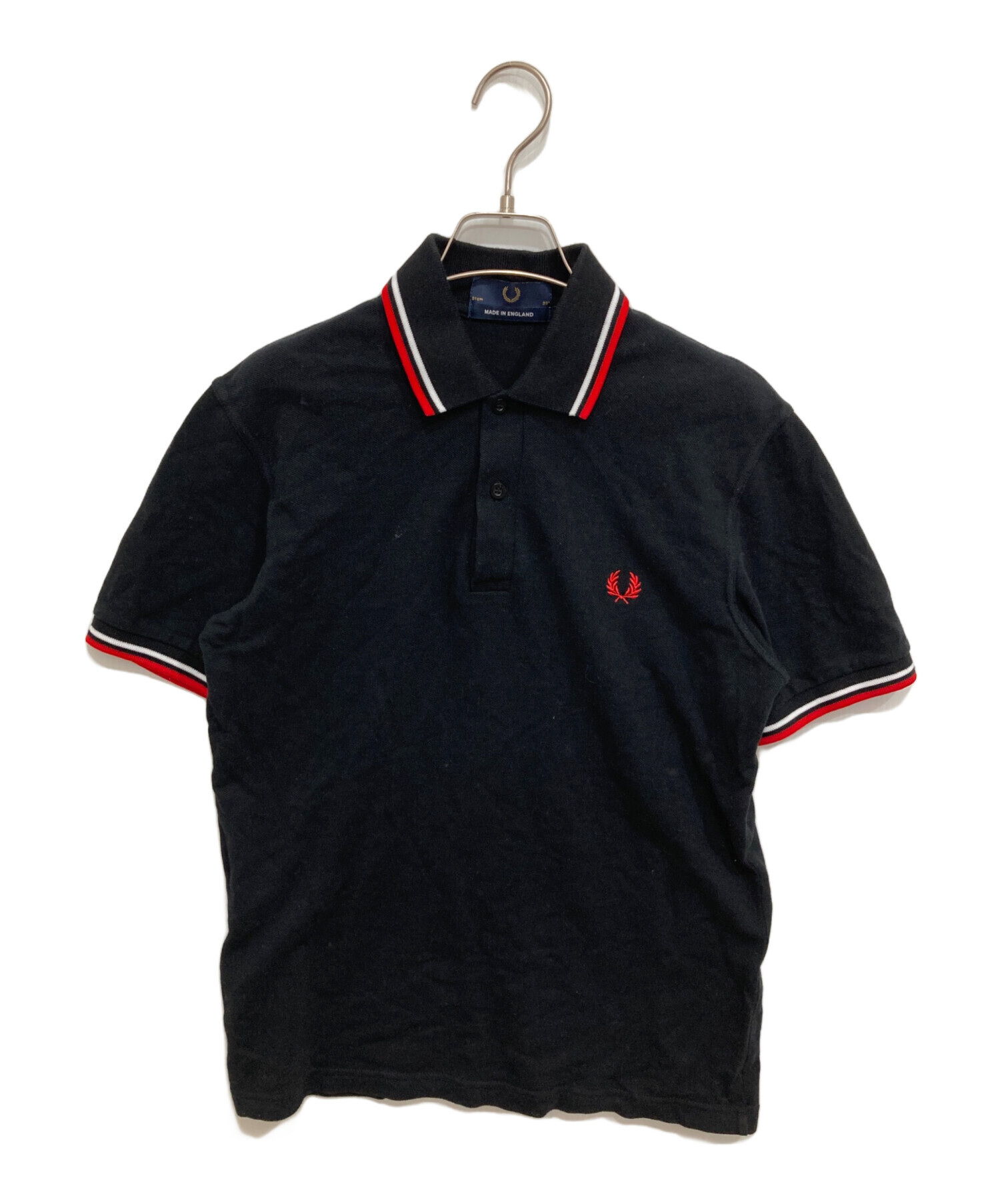 中古・古着通販】FRED PERRY (フレッドペリー) ポロシャツ ブラック 
