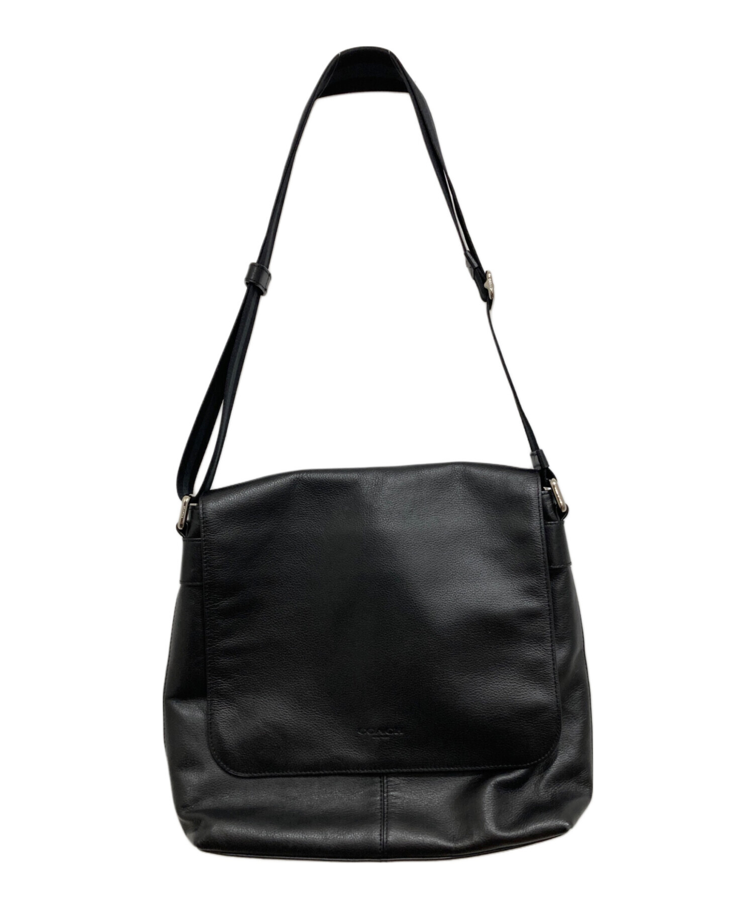 コーチショルダーバッグ新品未使用タグ付き 中古・古着通販】COACH (コーチ) ショルダーバッグ ブラック｜ブランド