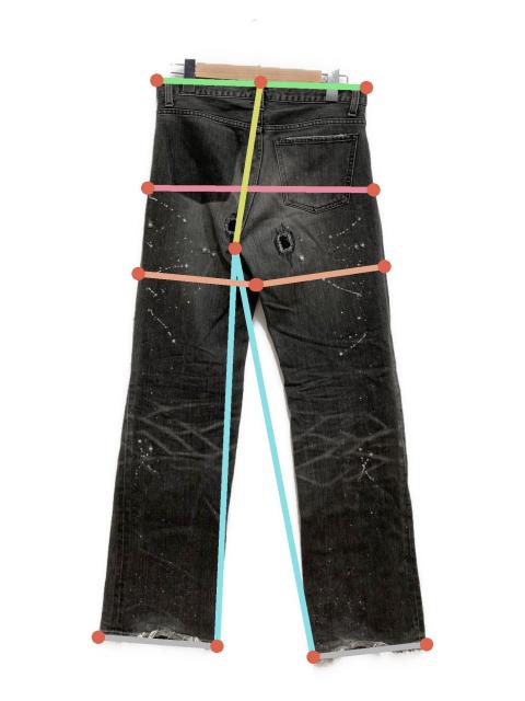 中古・古着通販】NUMBER (N)INE (ナンバーナイン) 00'sグランジデニム