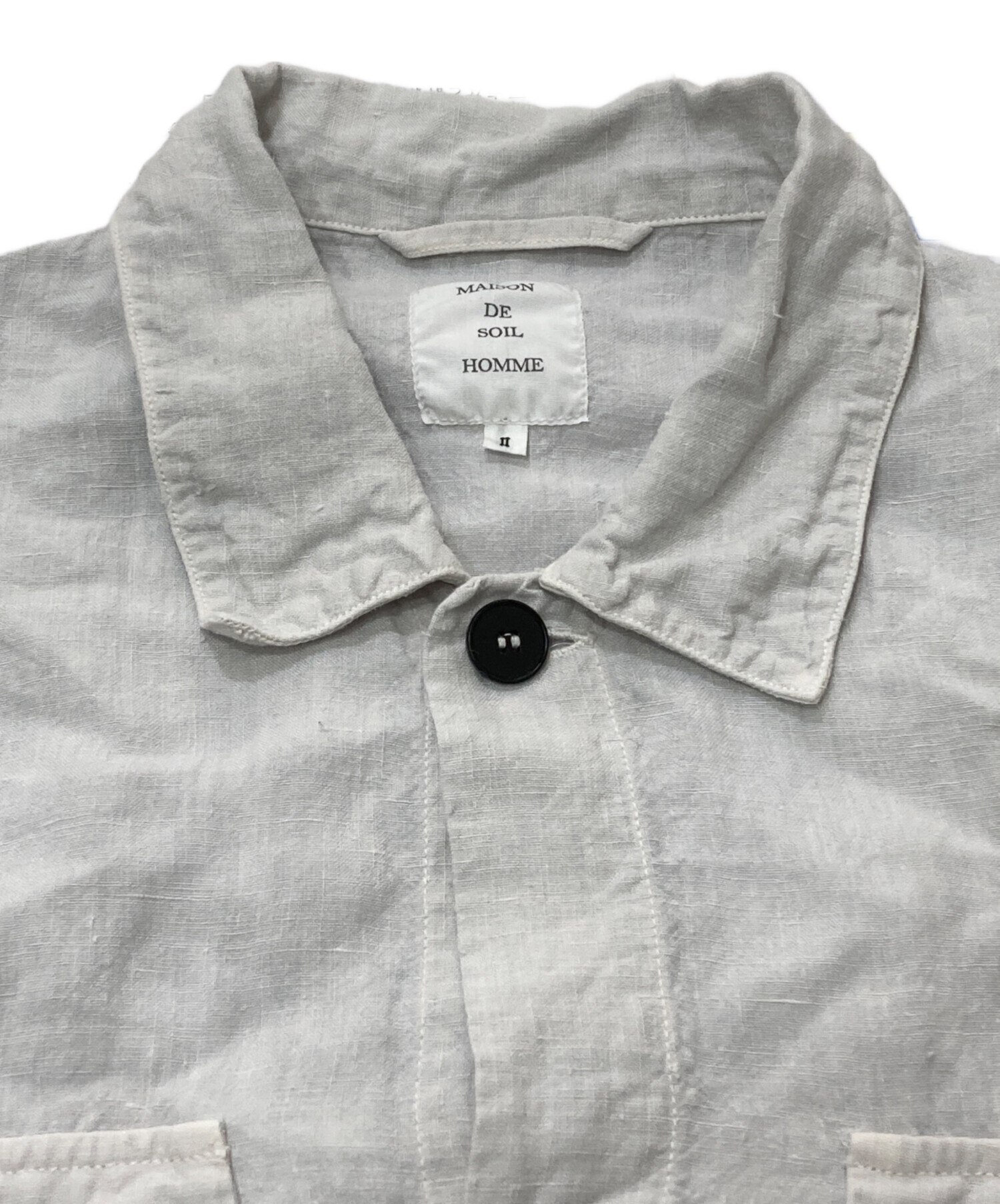 中古・古着通販】maison de soil homme (メゾンドソイルオム) リネン 