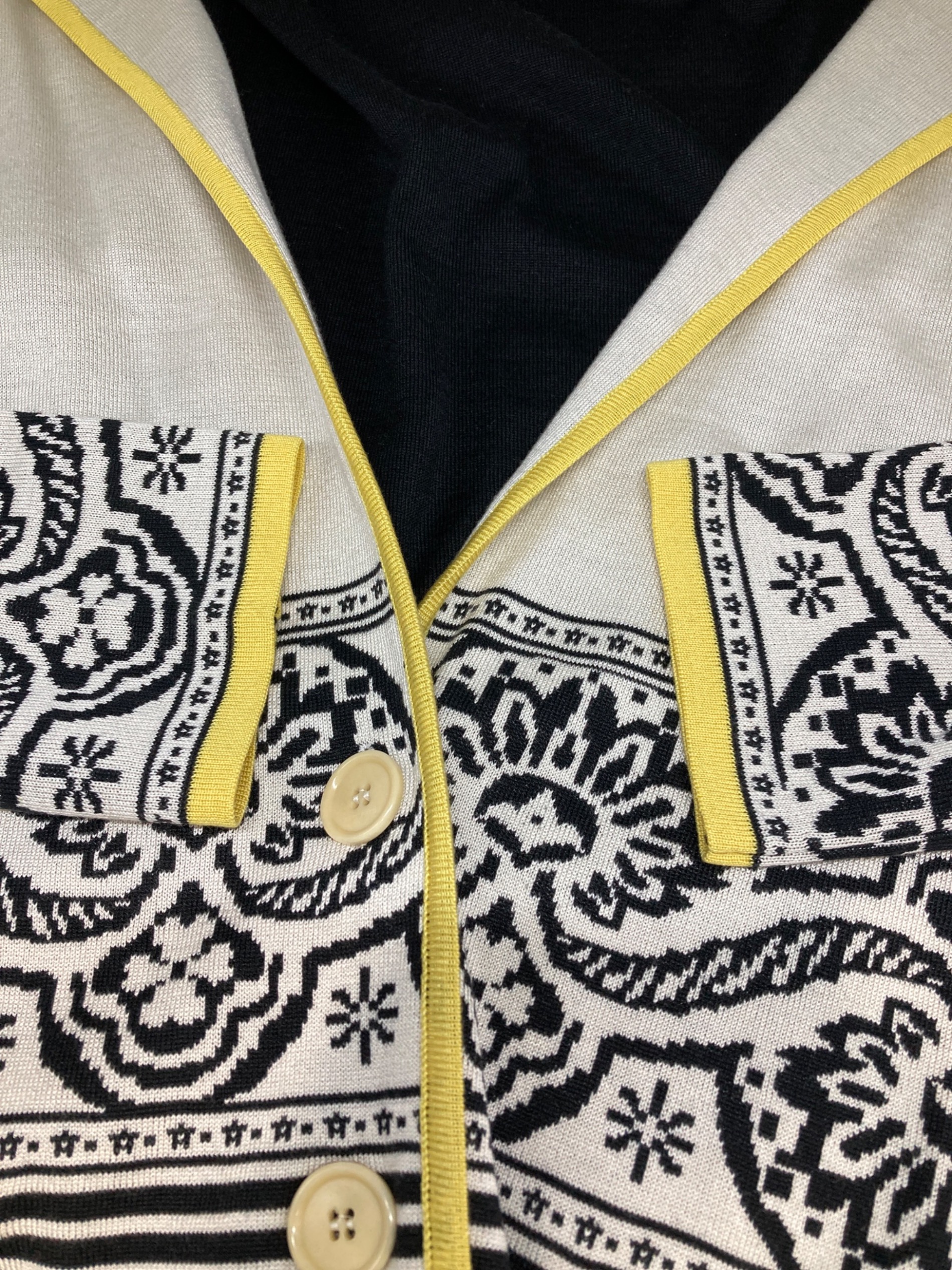 中古・古着通販】ETRO (エトロ) テーラードニットジャケット ベージュ