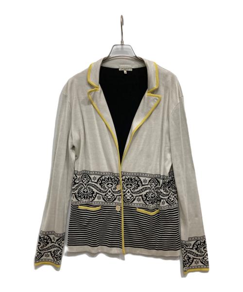 中古・古着通販】ETRO (エトロ) テーラードニットジャケット ベージュ