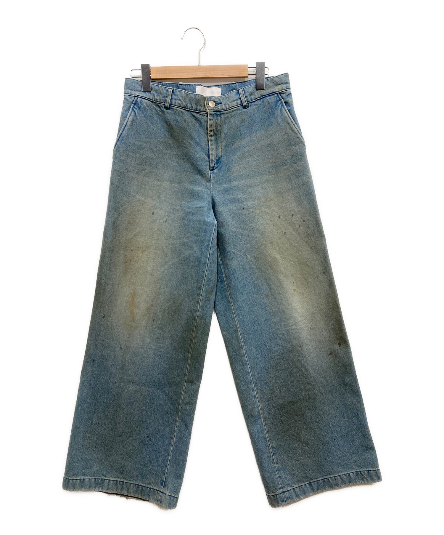 中古・古着通販】NEON SIGN (ネオンサイン) DRILL WIDE DENIM PANTS V1