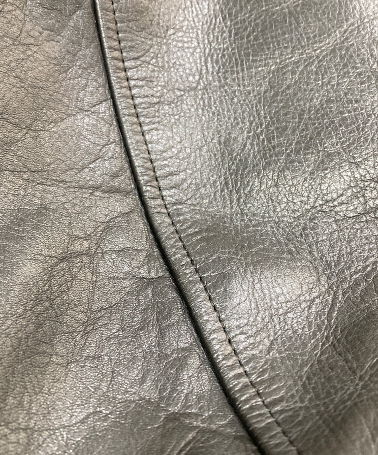中古・古着通販】UNDERCOVER (アンダーカバー) レザースリーブナイロン 