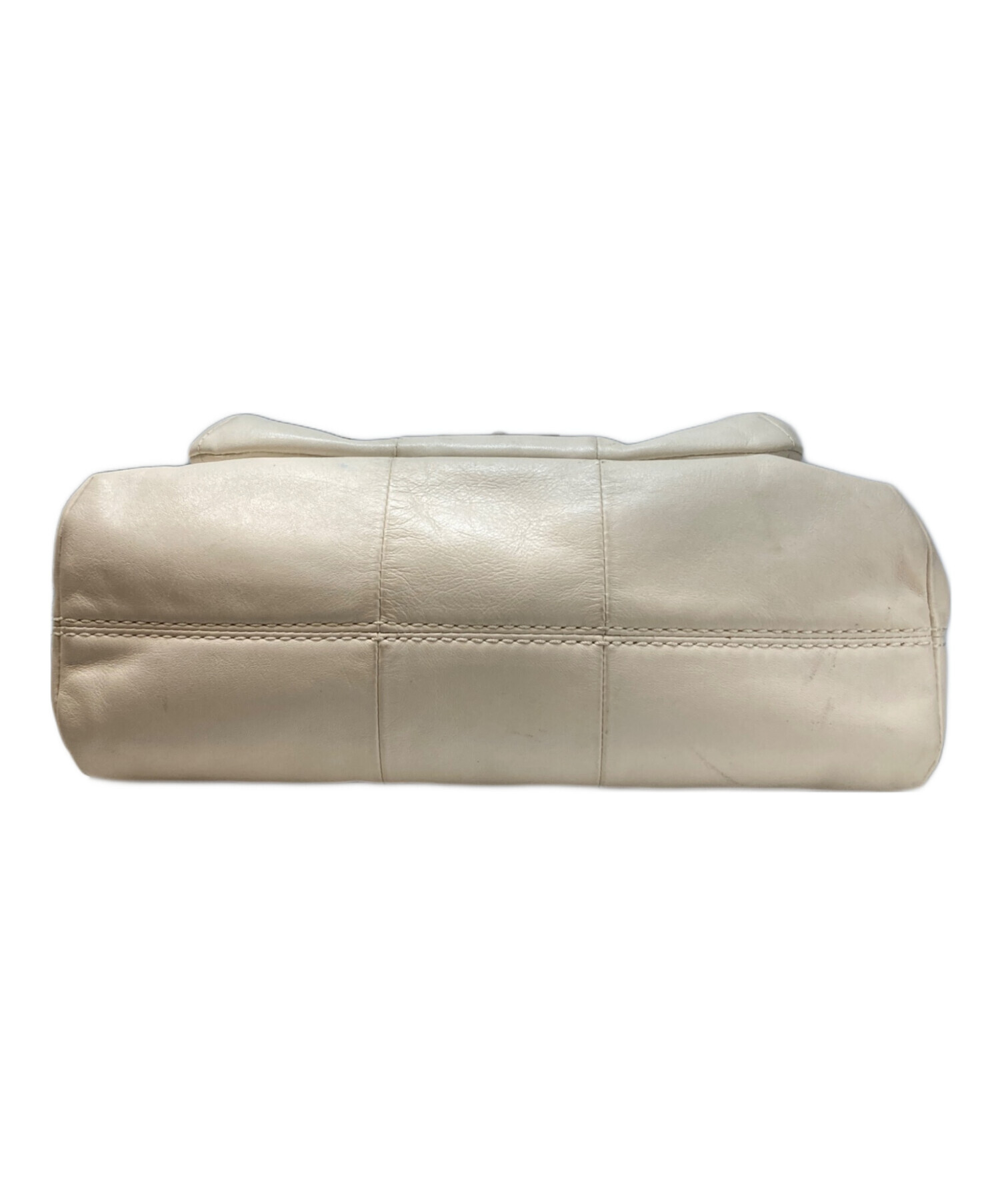 中古・古着通販】COACH (コーチ) 2WAYバッグ ホワイト｜ブランド・古着 