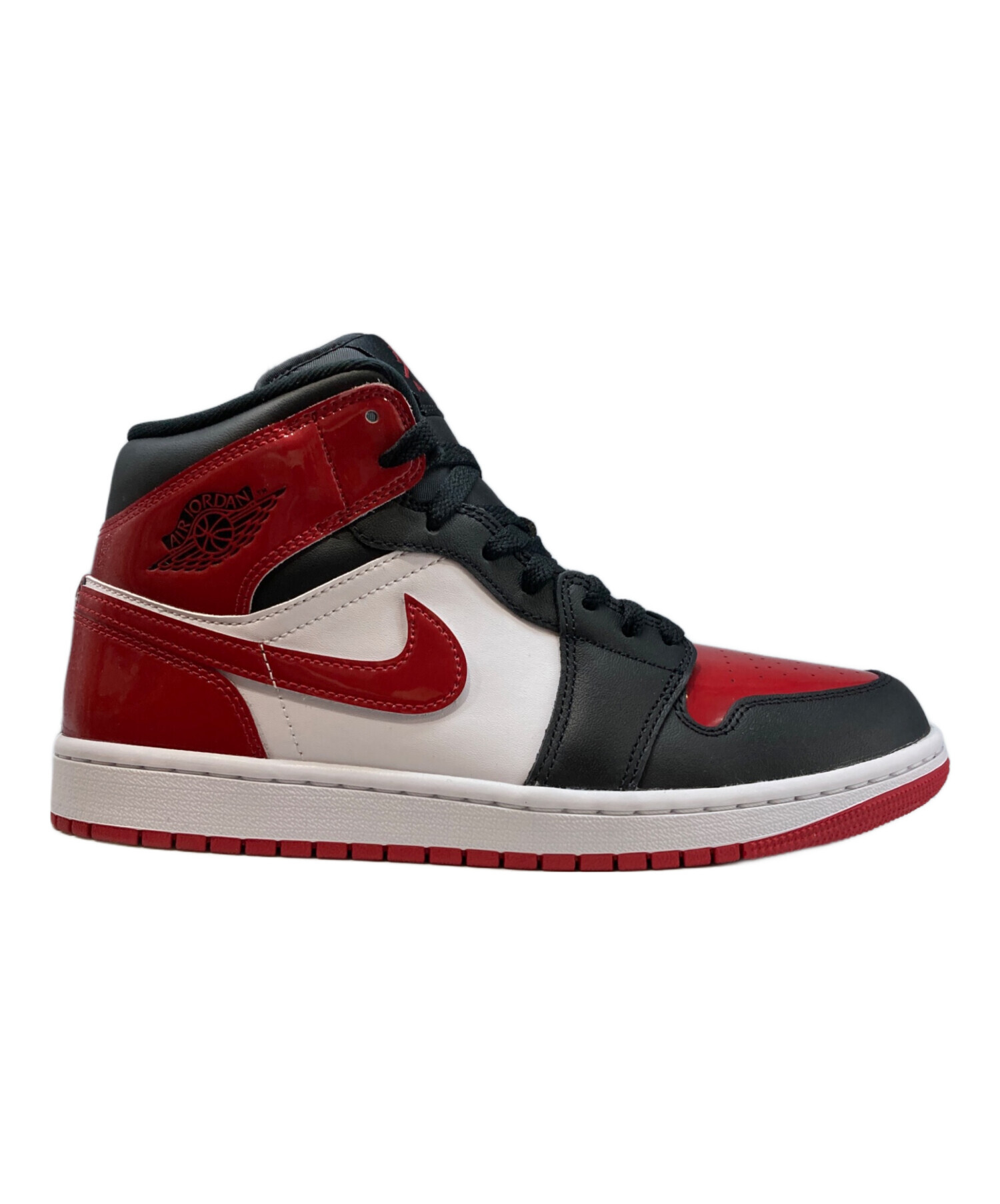 中古・古着通販】NIKE (ナイキ) Air Jordan 1 Mid SE レッド サイズ 