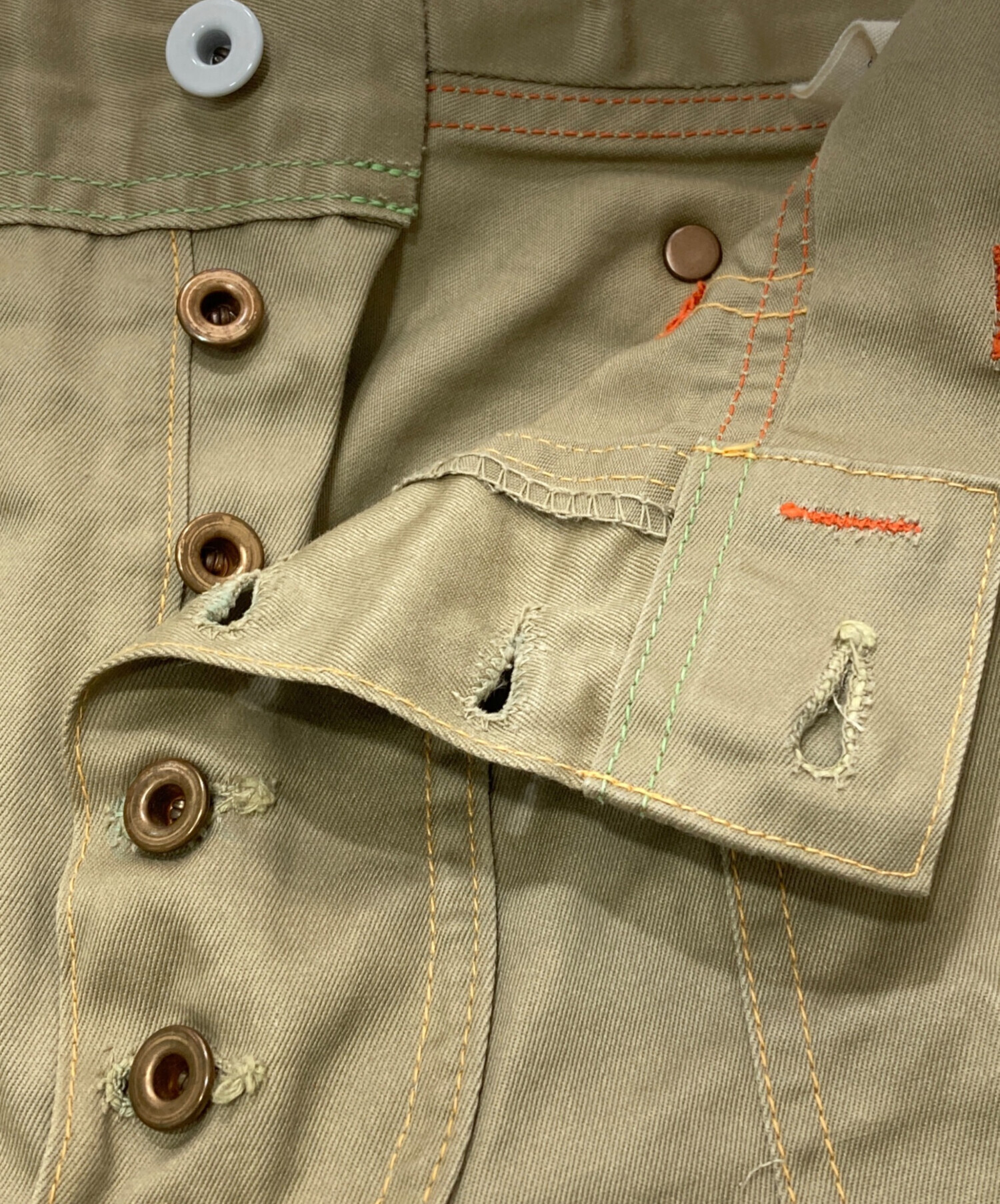 山根時代 旧 EVISU ワーク ジーンズ 2010 w36 ベイカーパンツ 中古・古着通販】EVISU (エヴィス) 9055シンチバックベイカーパンツ