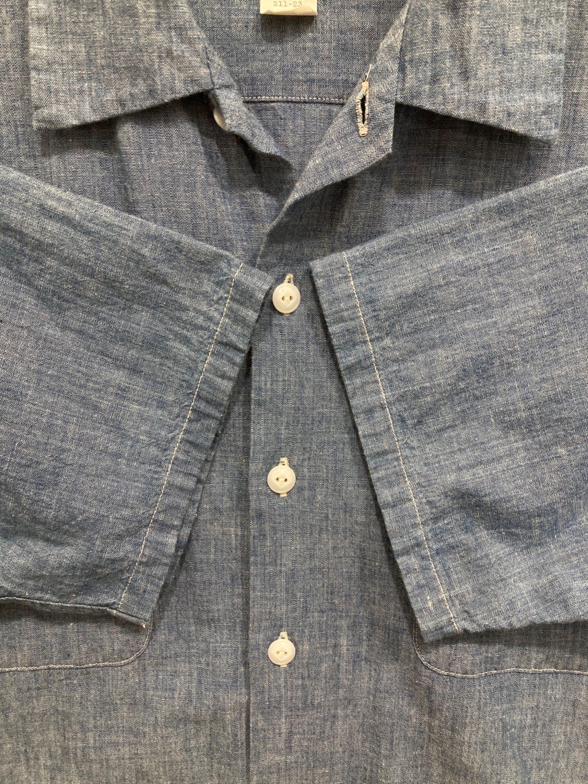 中古・古着通販】BIG YANK (ビッグヤンク) 半袖シャンブレーワーク