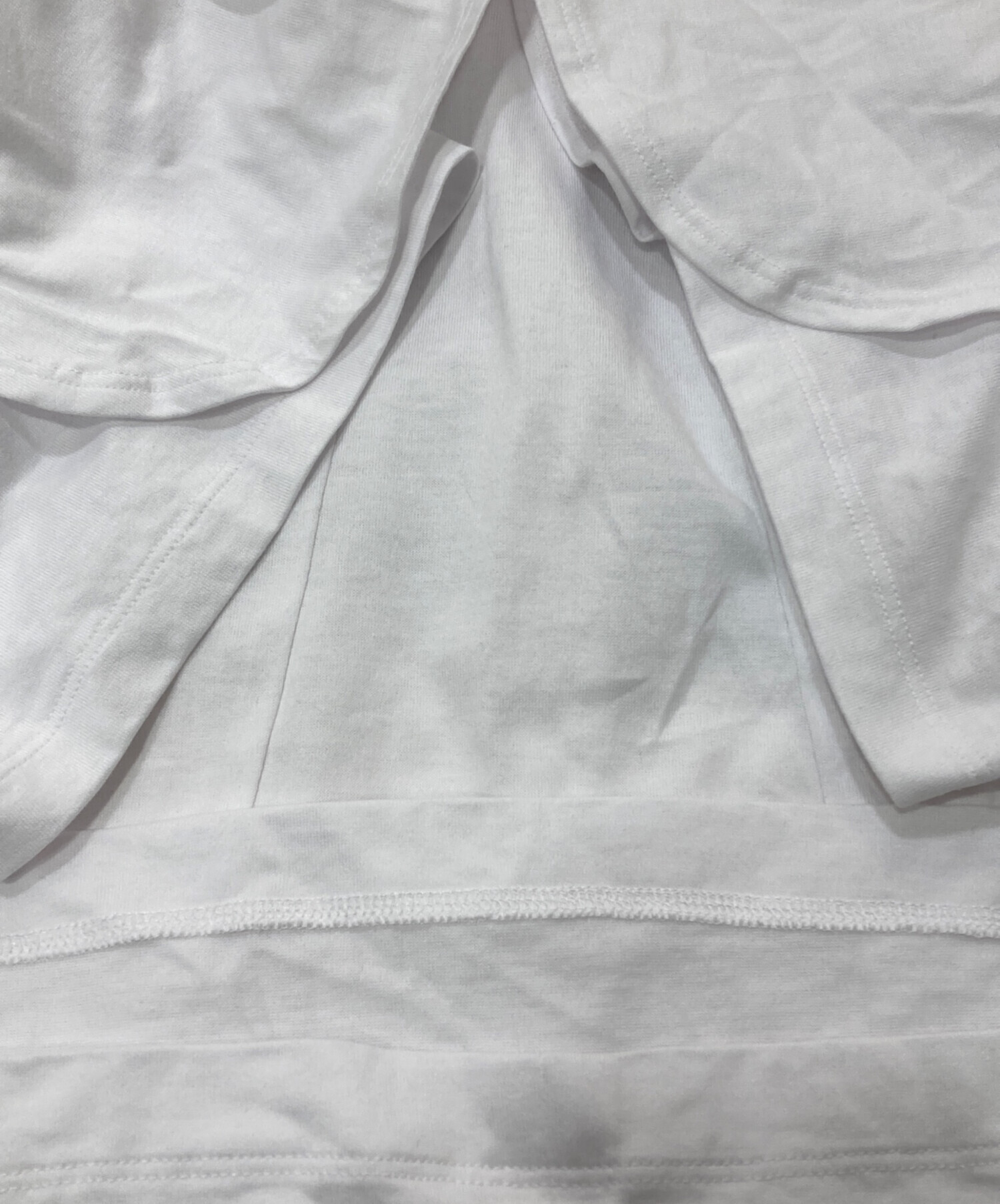 美品 24SS ENFOLD エンフォルド UPPER-ARM HIDDEN T SHIRT 半袖 カットソー プルオーバー 300HS780-2200 サイズ38 ホワイト レディース 古着 中古 USED ENFOLD - 美品 24SS ENFOLD エンフォルド UPPER-ARM HIDDEN T SHIRT
