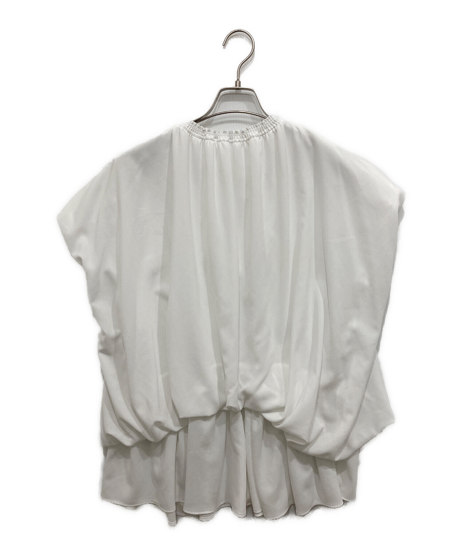 中古・古着通販】ENFOLD (エンフォルド) WAVE SHIRRING BLOUSE
