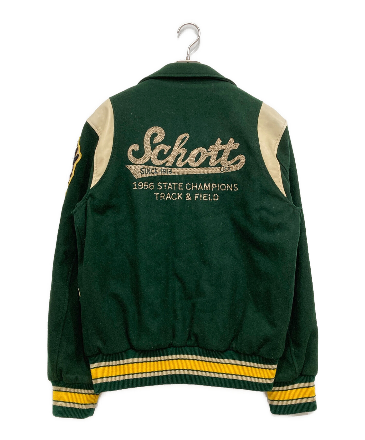 中古・古着通販】Schott (ショット) スタジャン グリーン サイズ:M