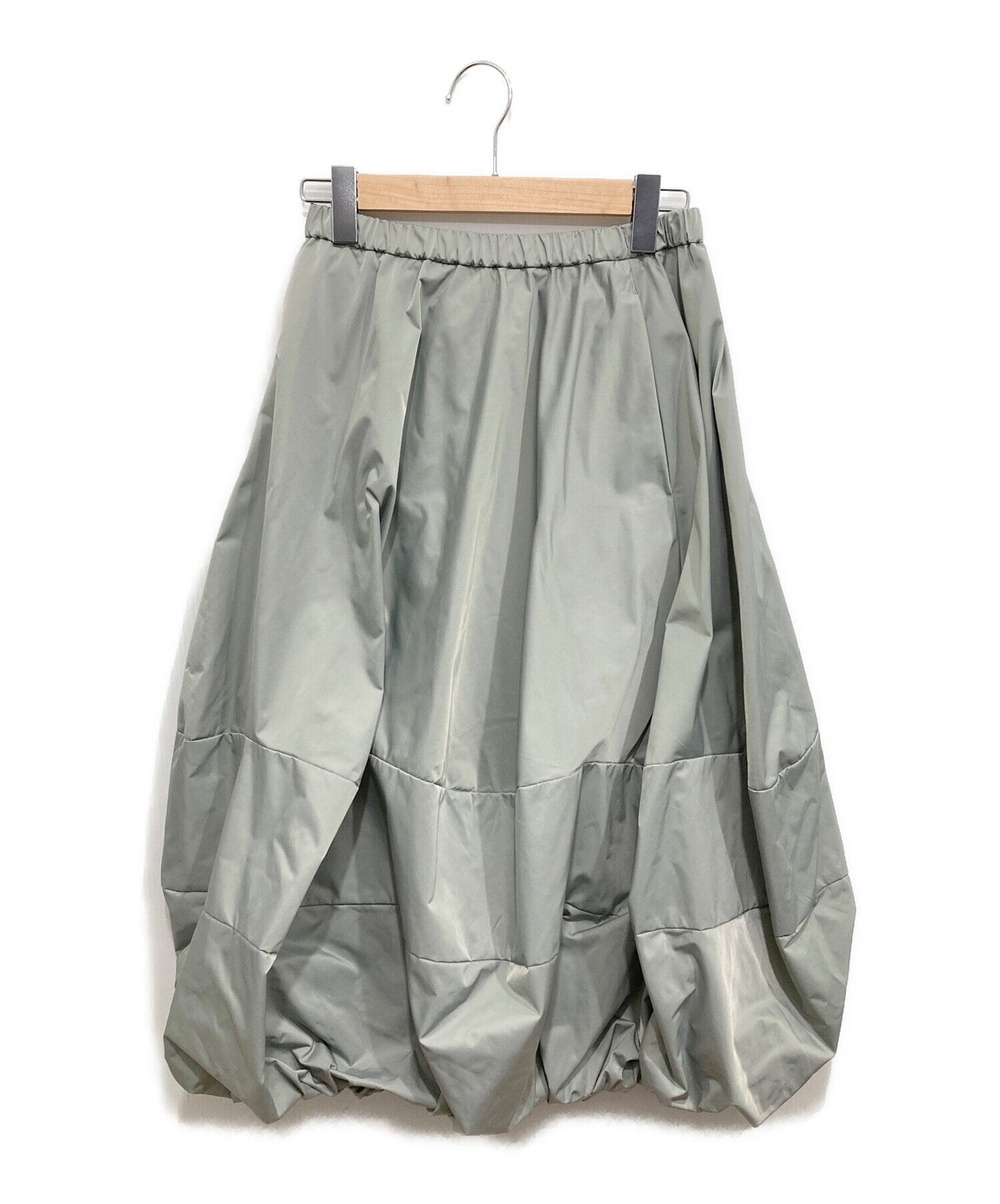 ENFOLD エンフォルド　BALLOON-SKIRT 36 中古・古着通販】ENFOLD (エンフォルド) BALLOON SKIRT グレー サイズ