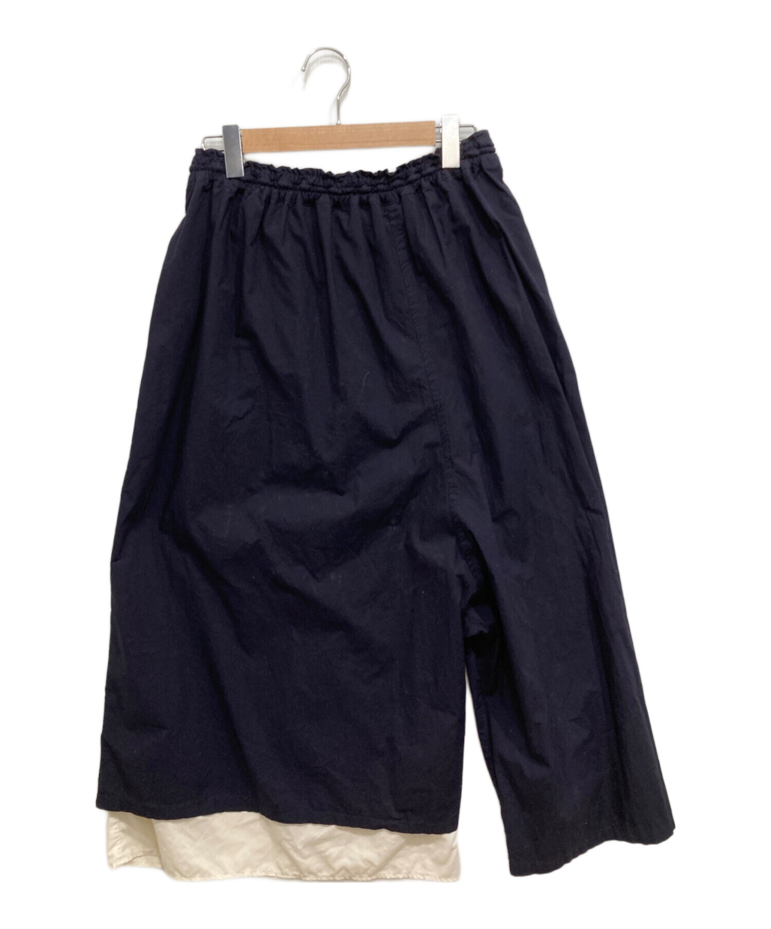 中古・古着通販】Y's (ワイズ) アシンメトリーサルエルパンツ パープル