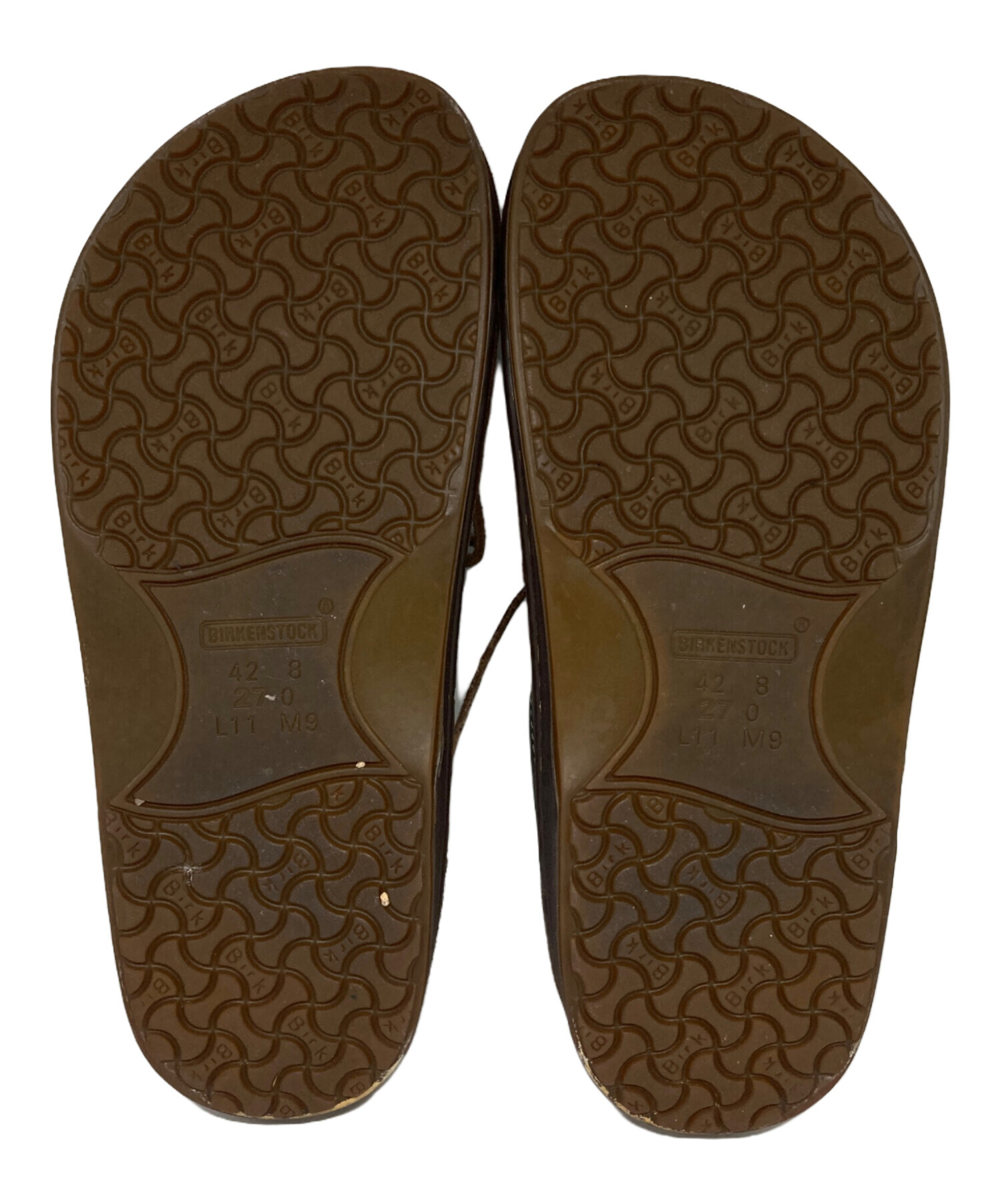 S*r様 美品 フットプリンツ ビルケンシュトック ブーツ 42/27 本革レザ 中古・古着通販】Birkenstock Footprints (ビルケンシュトック フット