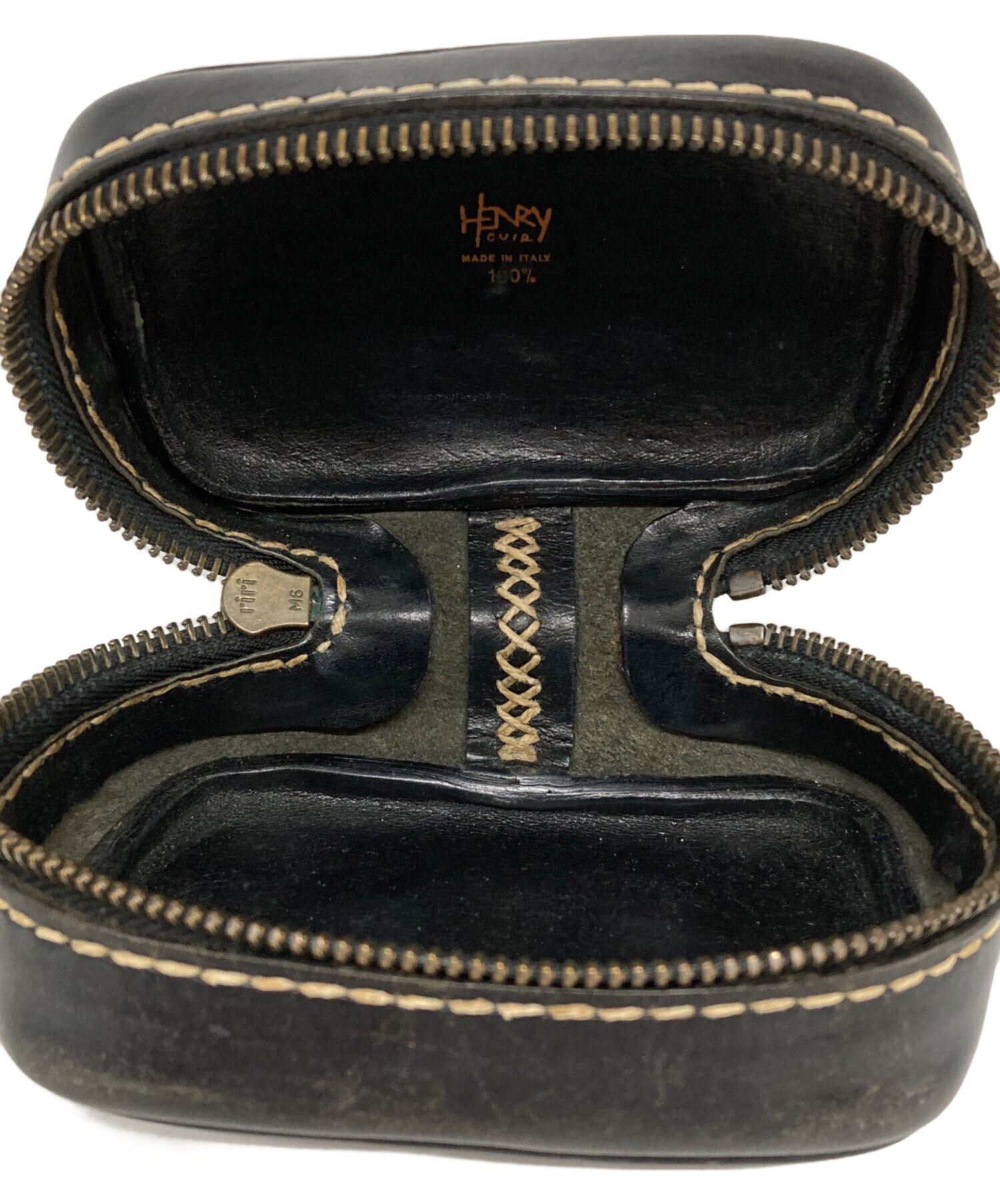 中古・古着通販】HENRY CUIR (アンリークイール) レザーミニポーチ